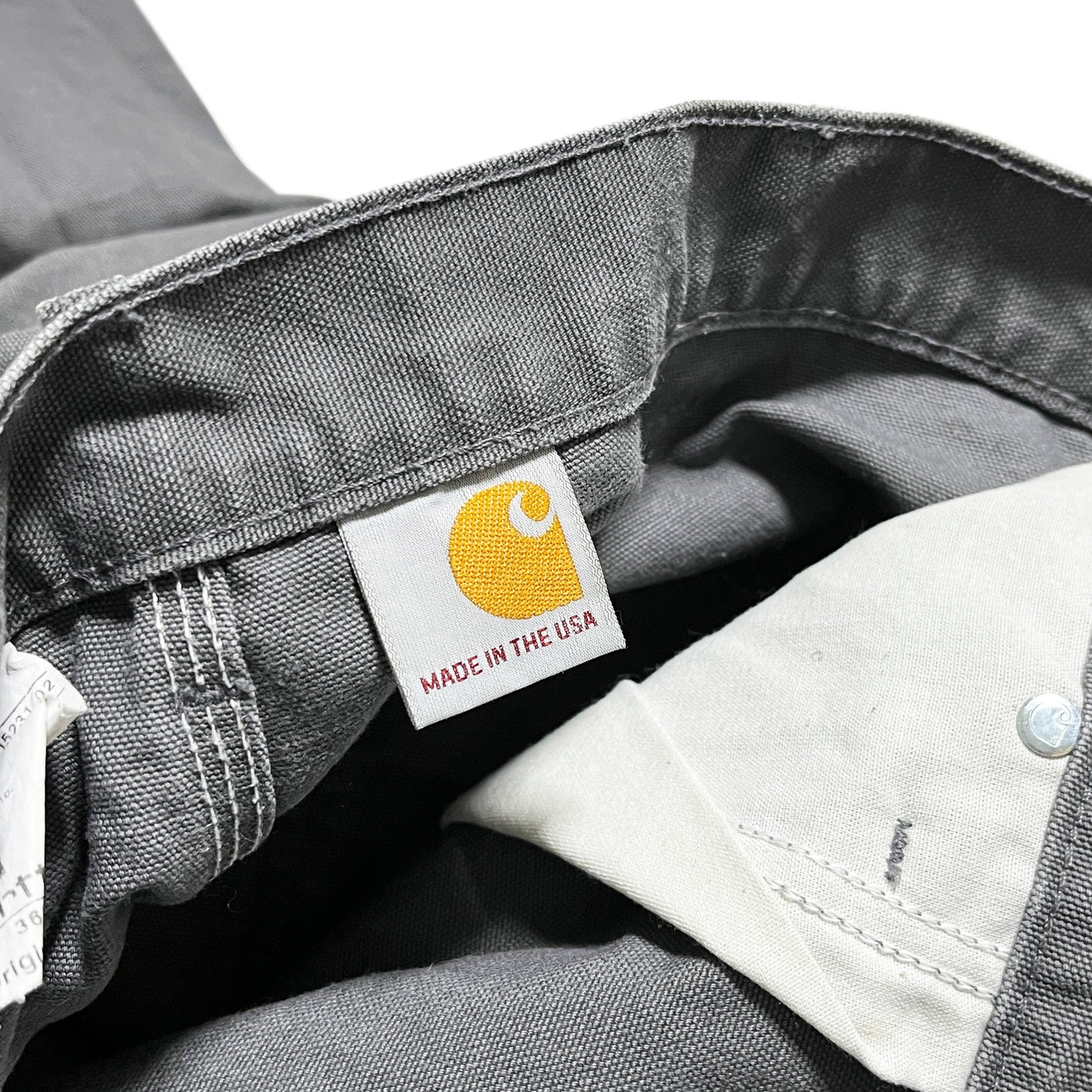 アメリカ製 Carhartt ダブルニー ペインターPT グレー Size (W36.5 L30)位