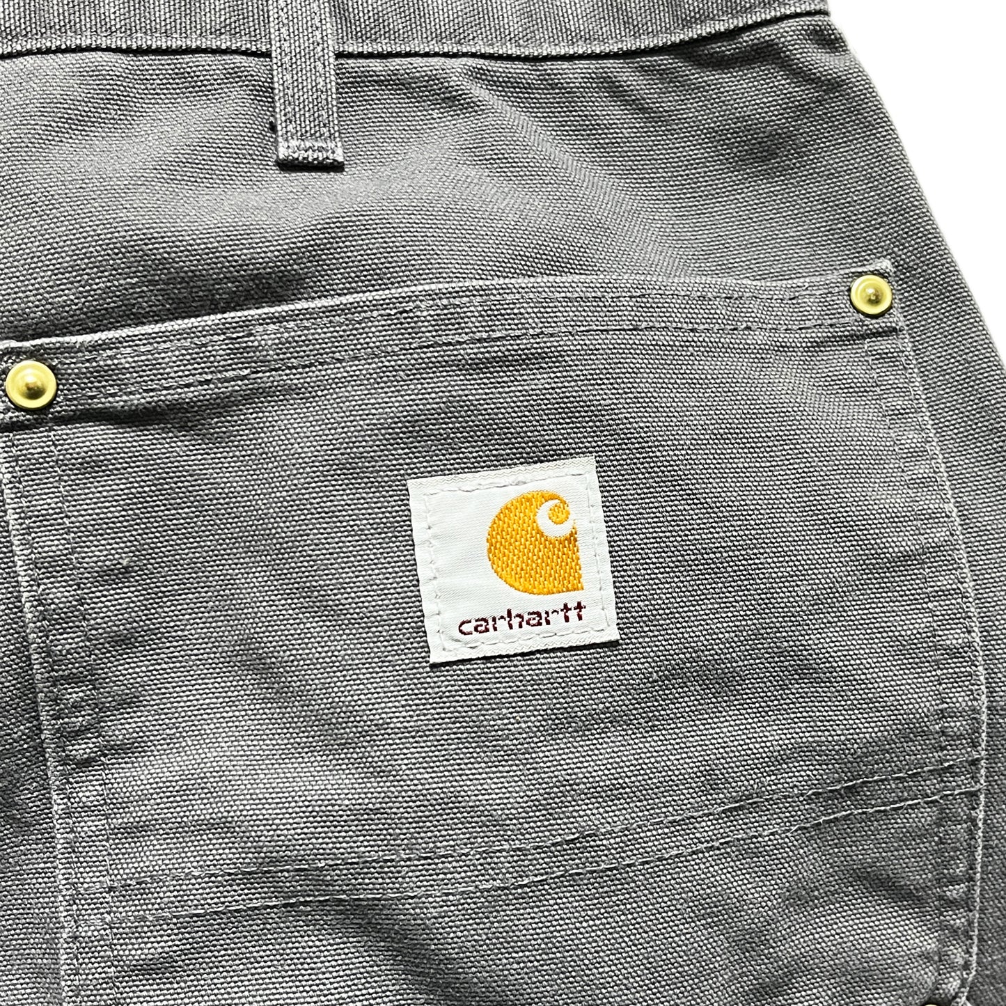 アメリカ製 Carhartt ダブルニー ペインターPT グレー Size (W36.5 L30)位