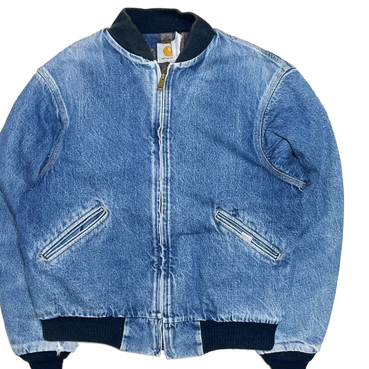 90's Carhartt Santa Fe Denim JKT Size (L-XL)位 レア!