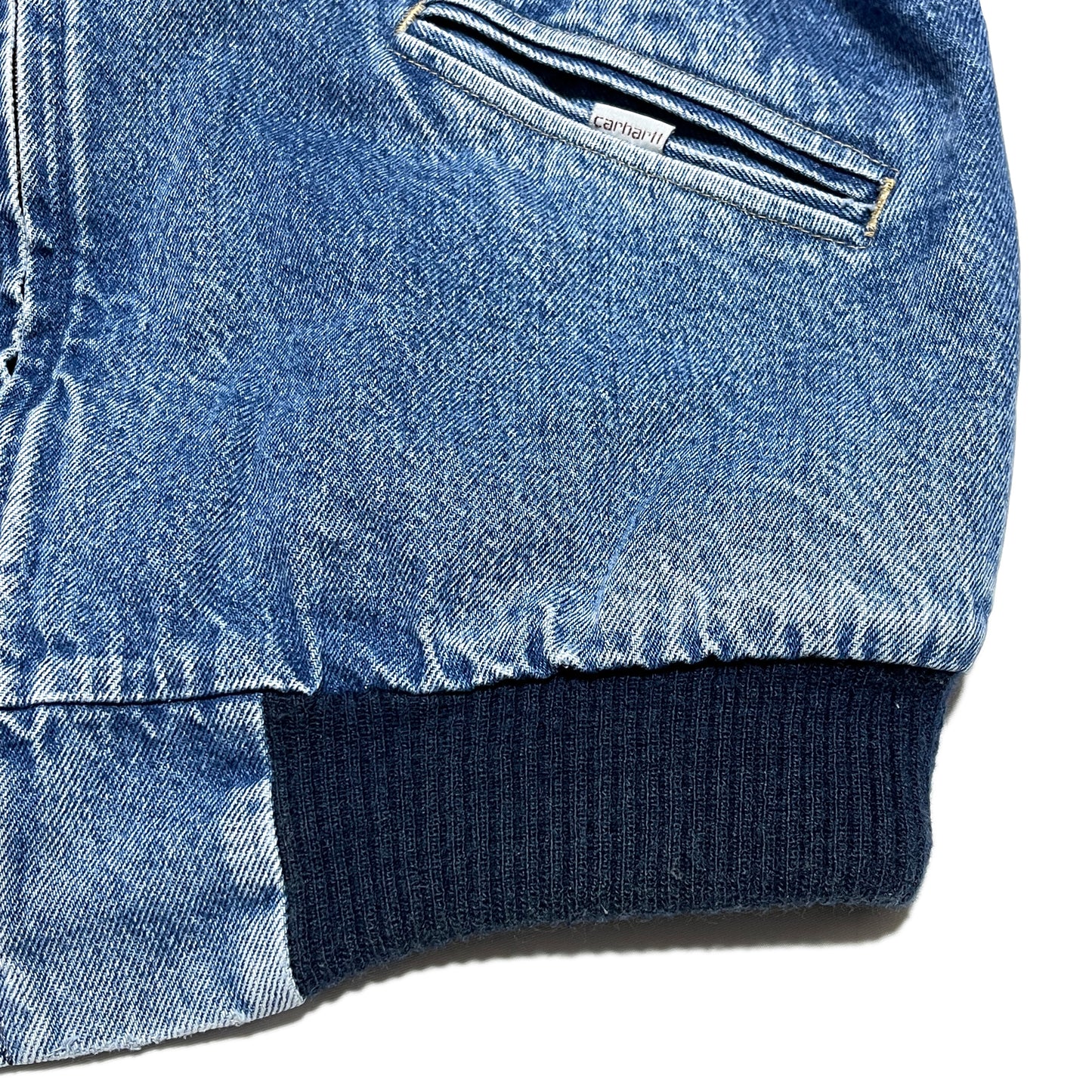 90's Carhartt Santa Fe Denim JKT Size (L-XL)位 レア!