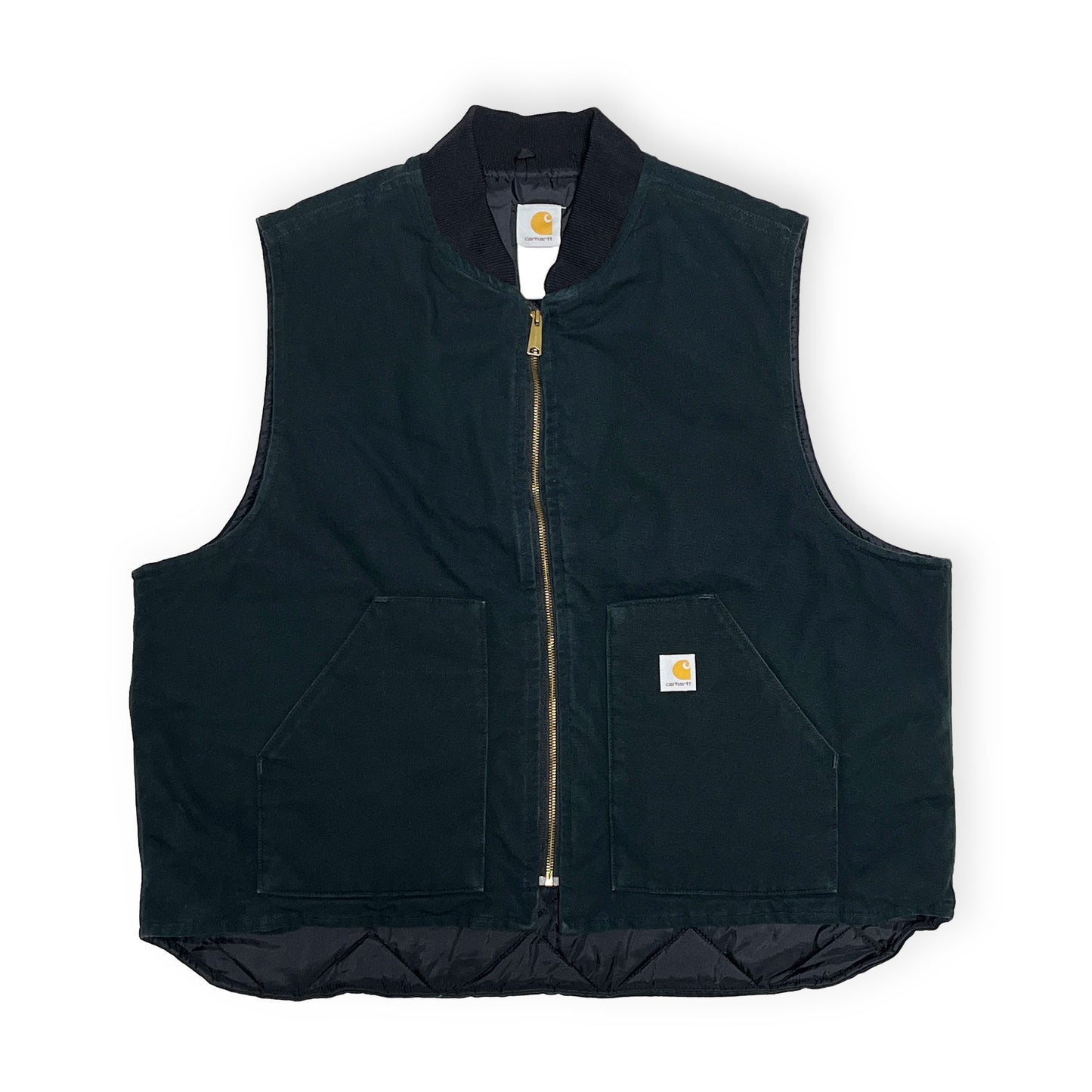 Carhartt ダックベスト ブラック Size (XXL-XXXL)位 ビッグサイズ!