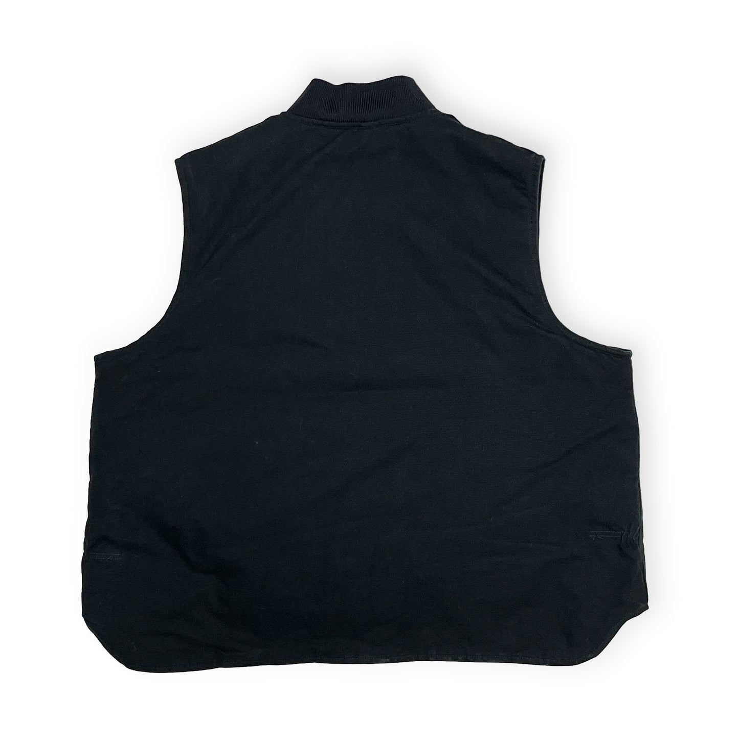 Carhartt ダックベスト 絞りあり ブラック Size (XXL-XXXL)位 ビッグサイズ!