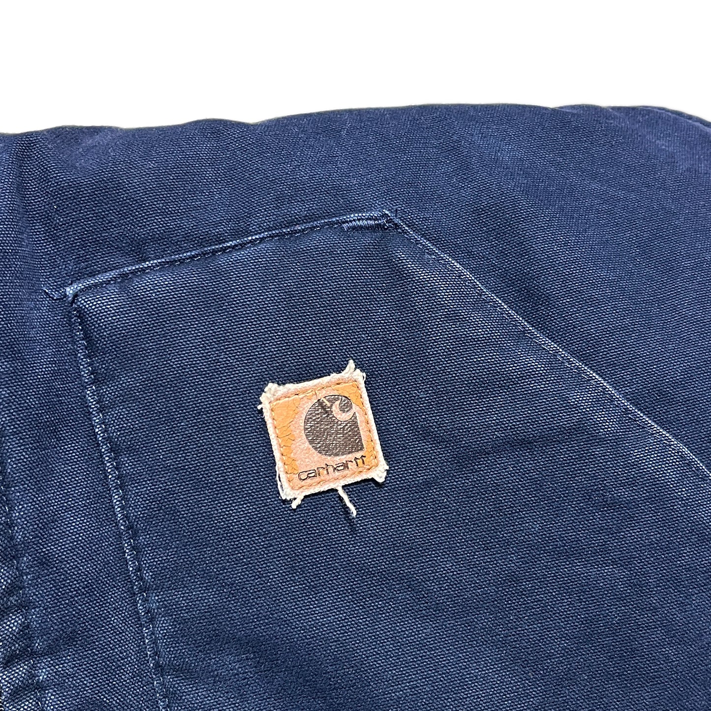 アメリカ製 Carhartt ダックベスト ネイビー Size (XXL) ビッグサイズ!