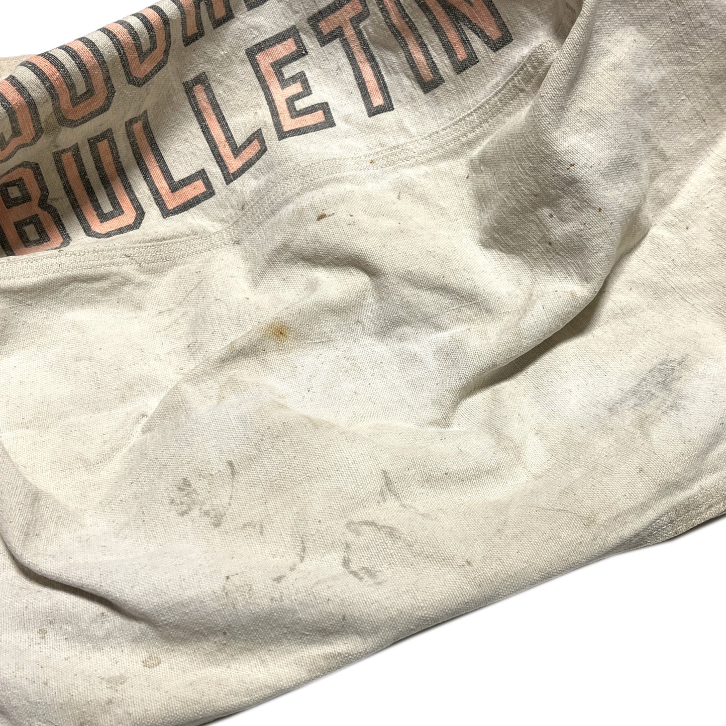 60's〜 Newspaper Bag 両面プリント レア!
