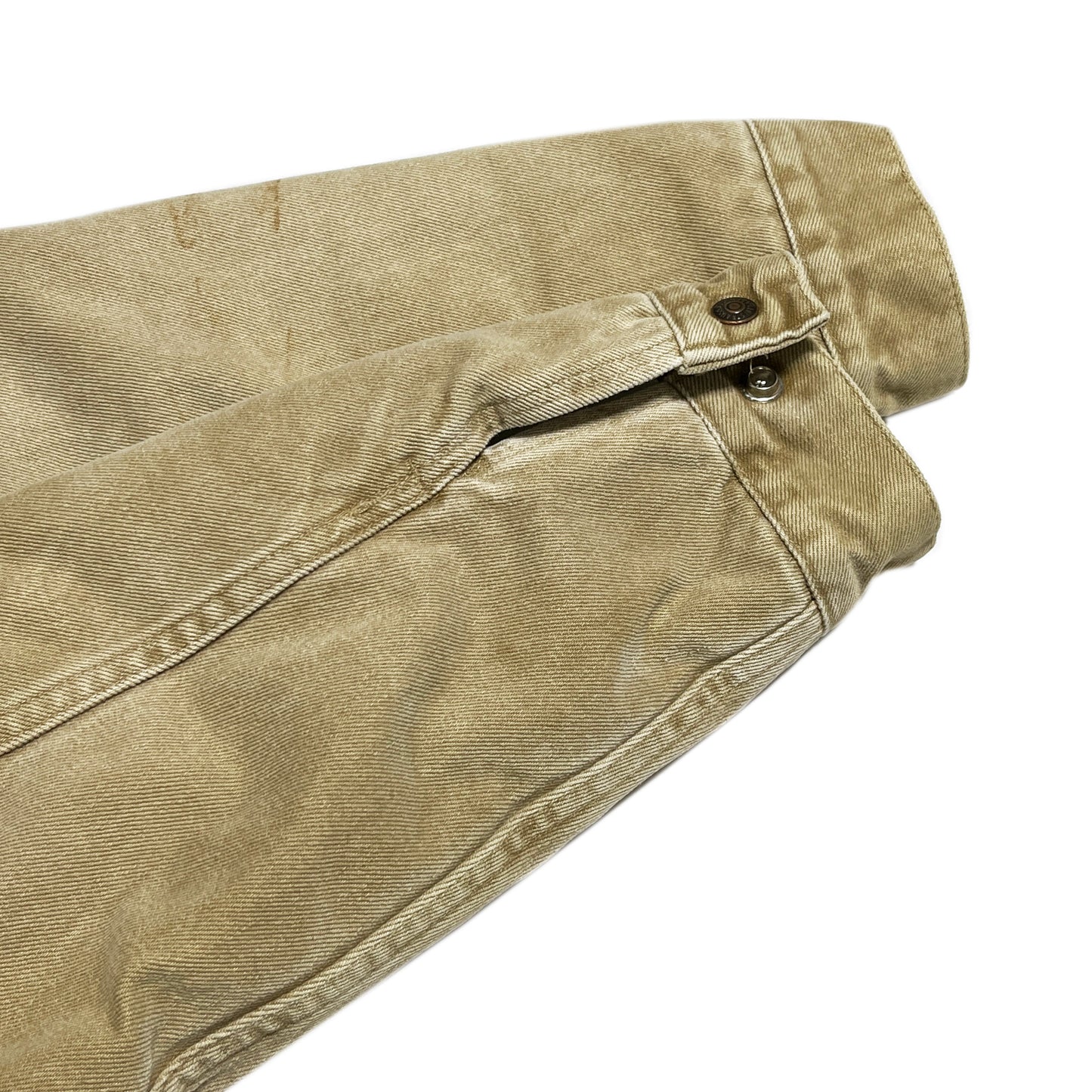 80's Levi's 70609 Brown Denim Boa JKT Size (M) レア!