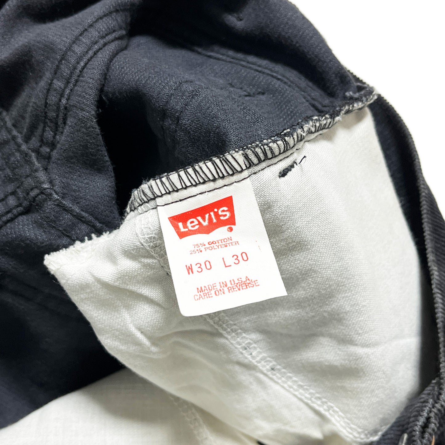 90's Levi's 519 Black Cords PT Size (W30 L30)位