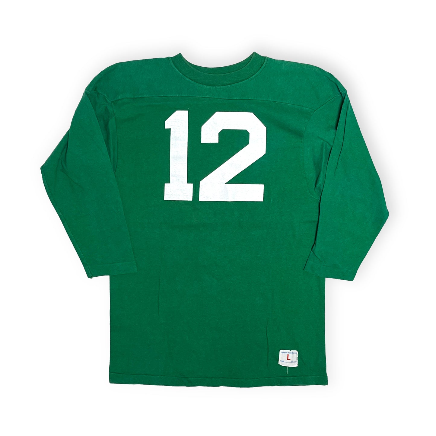 70's バータグ Champion Football T "12" Size (L)