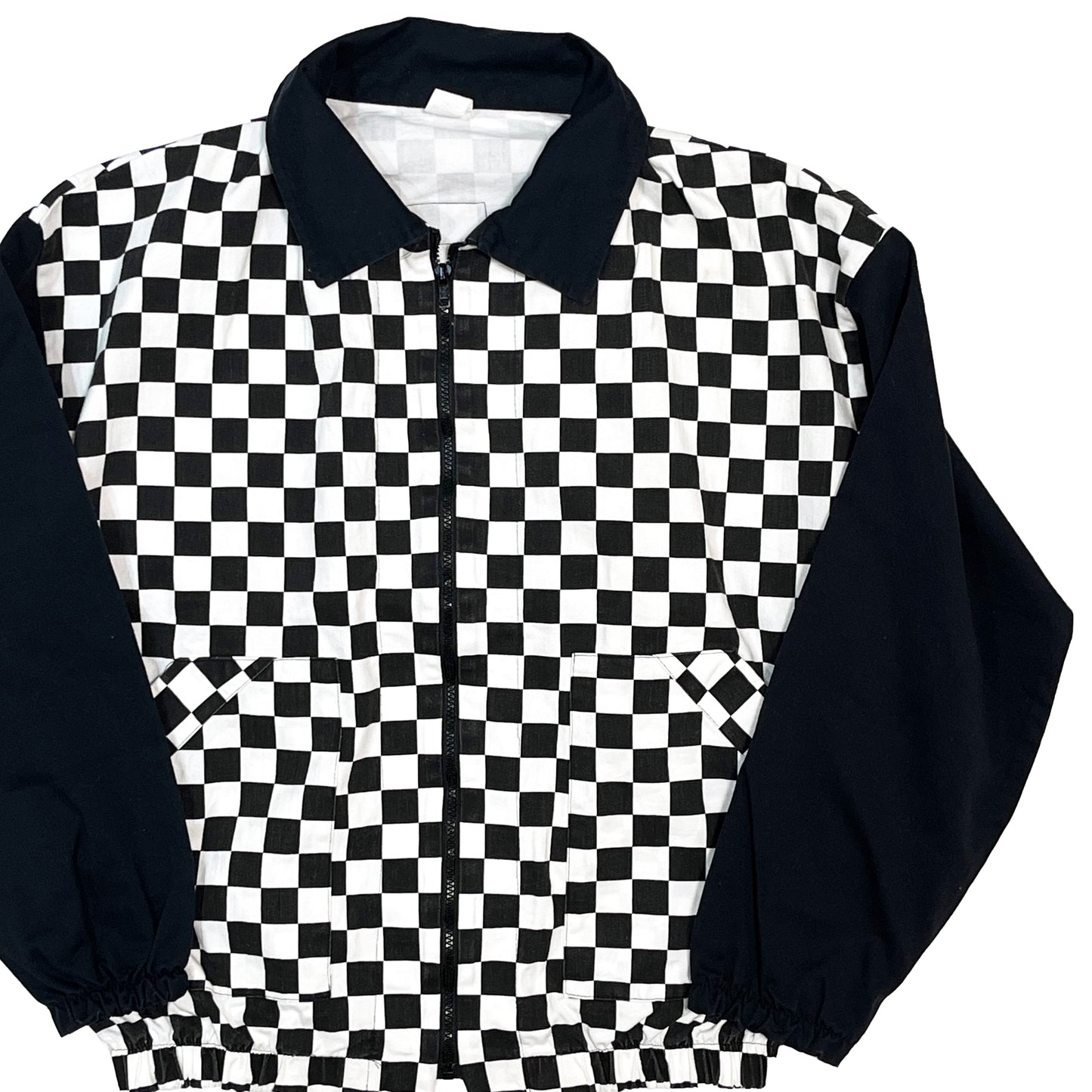 80's〜 CHECKER RAGS Checker Flag JKT Size (XL)位