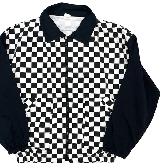 80's〜 CHECKER RAGS Checker Flag JKT Size (XL)位