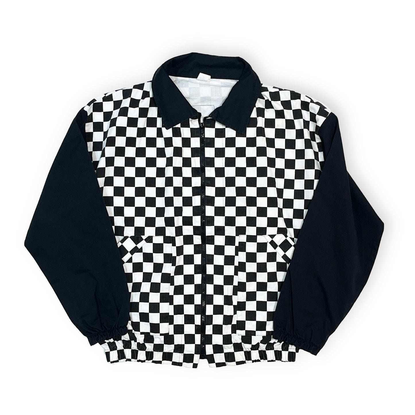 80's〜 CHECKER RAGS Checker Flag JKT Size (XL)位