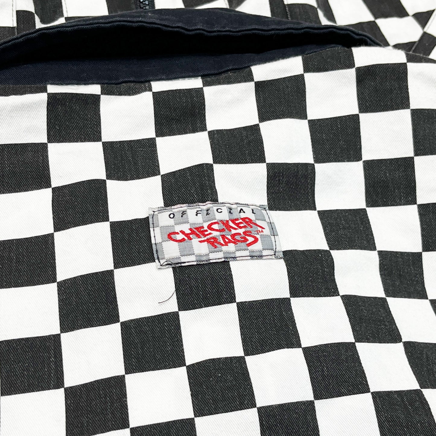 80's〜 CHECKER RAGS Checker Flag JKT Size (XL)位