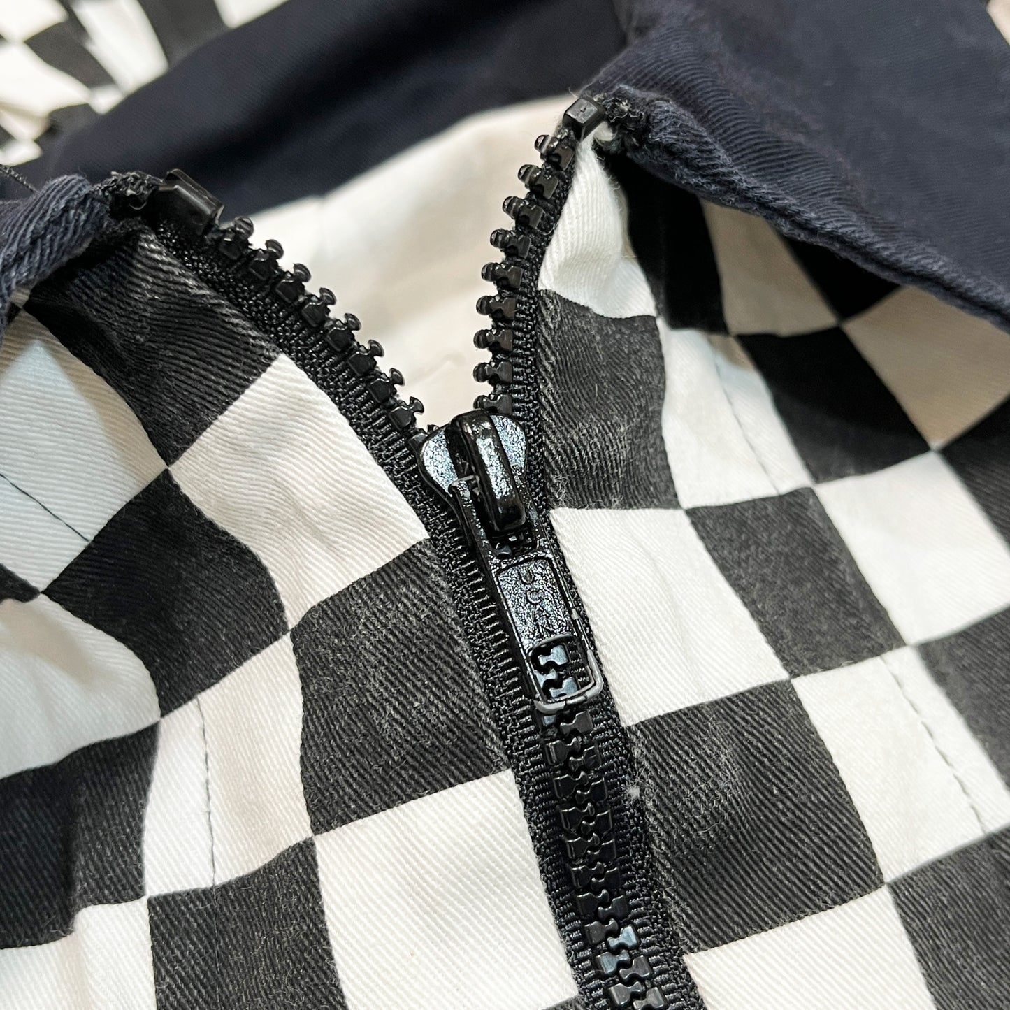 80's〜 CHECKER RAGS Checker Flag JKT Size (XL)位