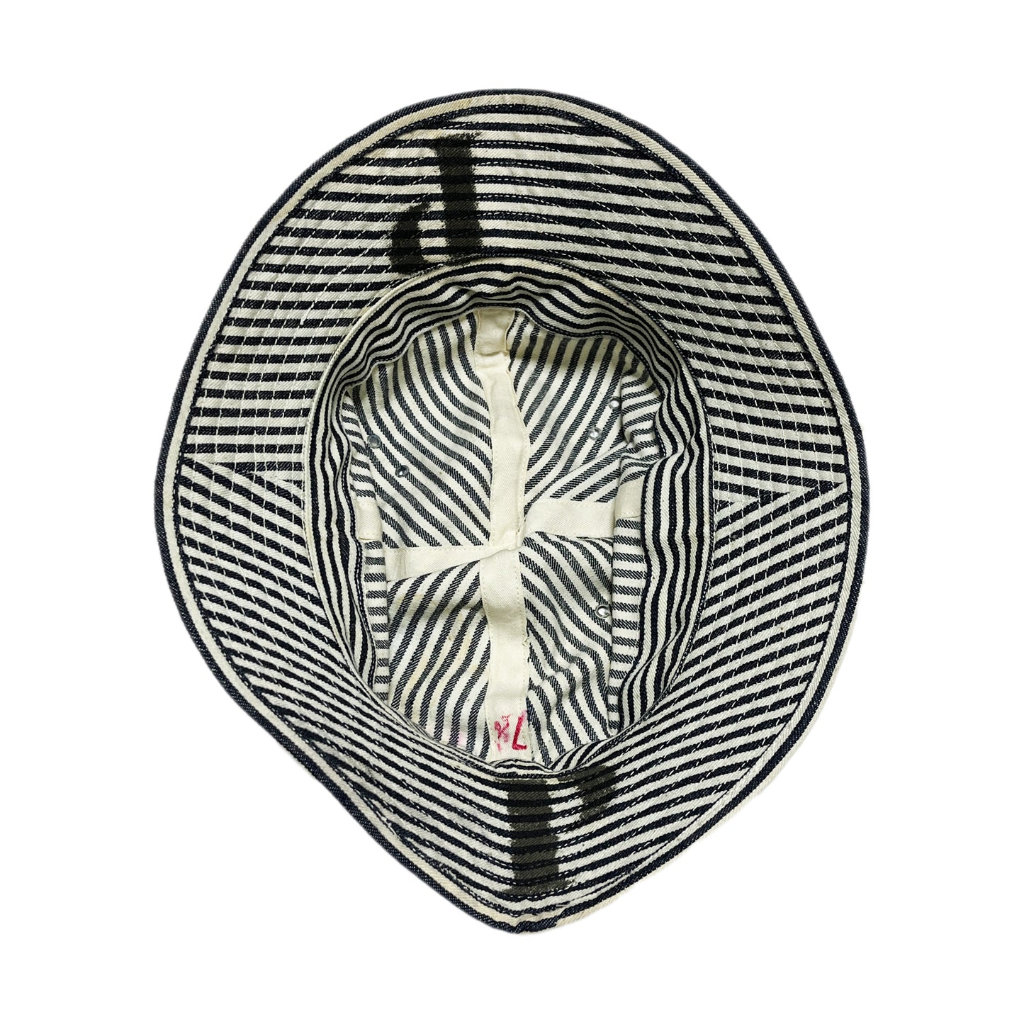 40's〜 U.SMILITARY "PW" STRIPED HAT 極上コンディション