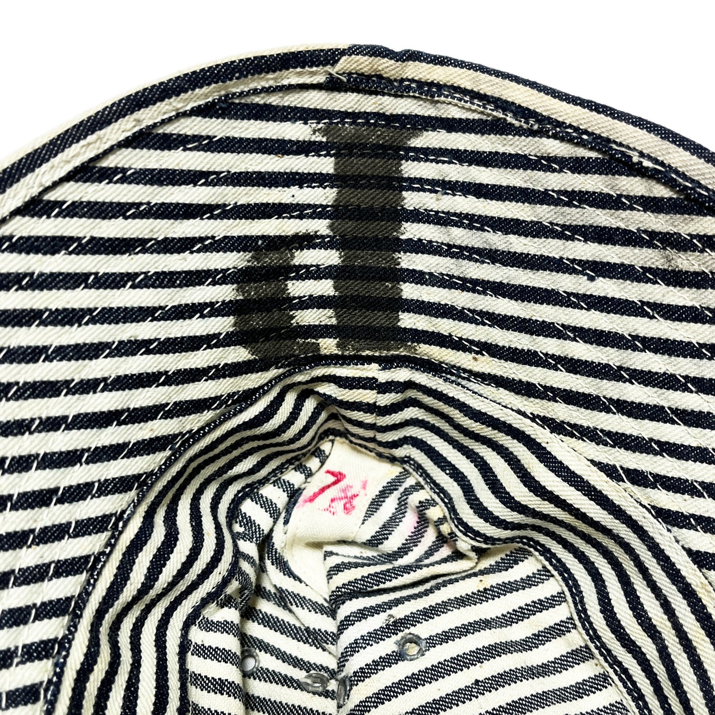 40's〜 U.SMILITARY "PW" STRIPED HAT 極上コンディション
