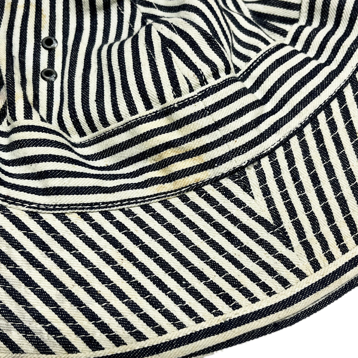 40's〜 U.SMILITARY "PW" STRIPED HAT 極上コンディション