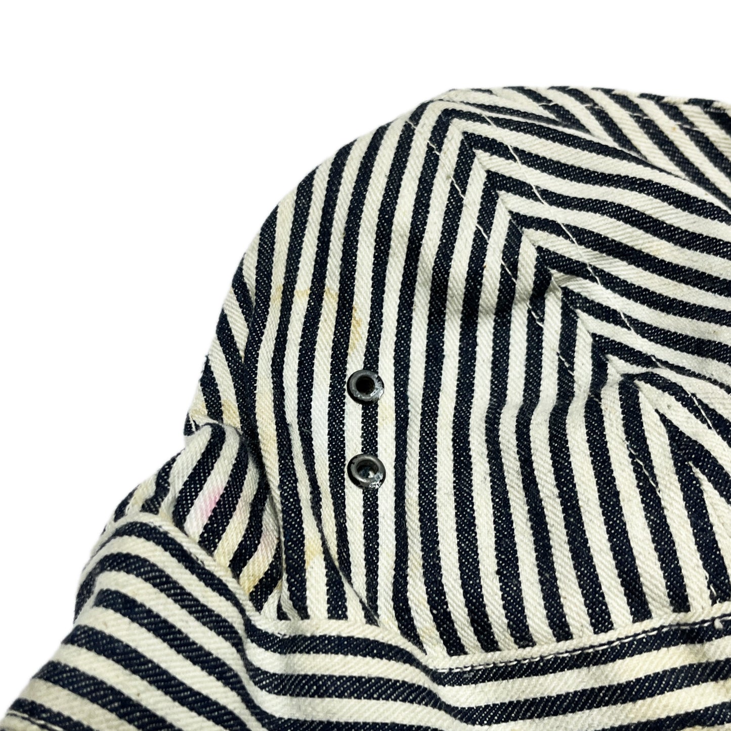 40's〜 U.SMILITARY "PW" STRIPED HAT 極上コンディション