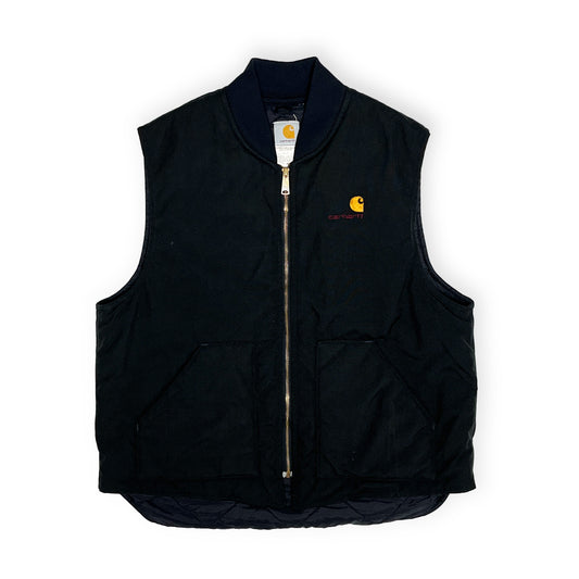 アメリカ製 Carhartt ナイロンダック Vest Black Size (XL-TALL)