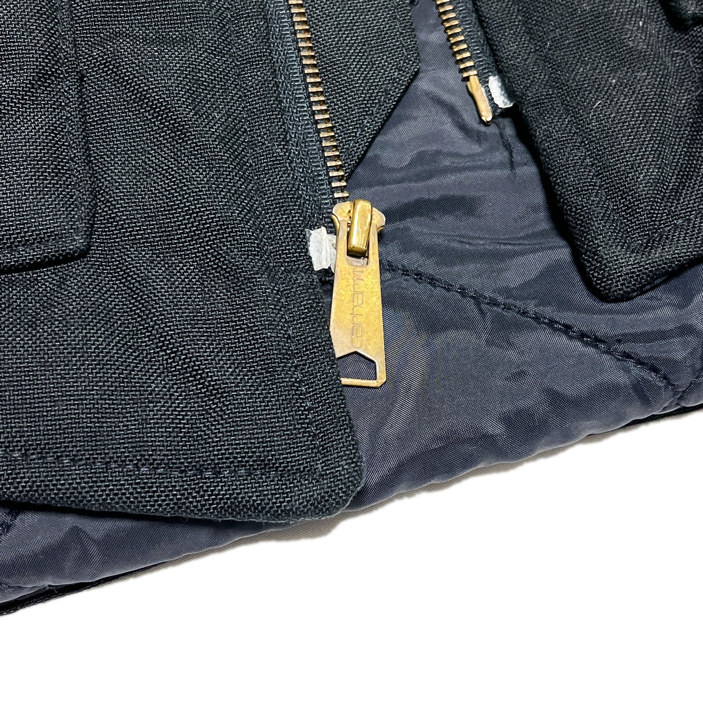 アメリカ製 Carhartt ナイロンダック Vest Black Size (XL-TALL)