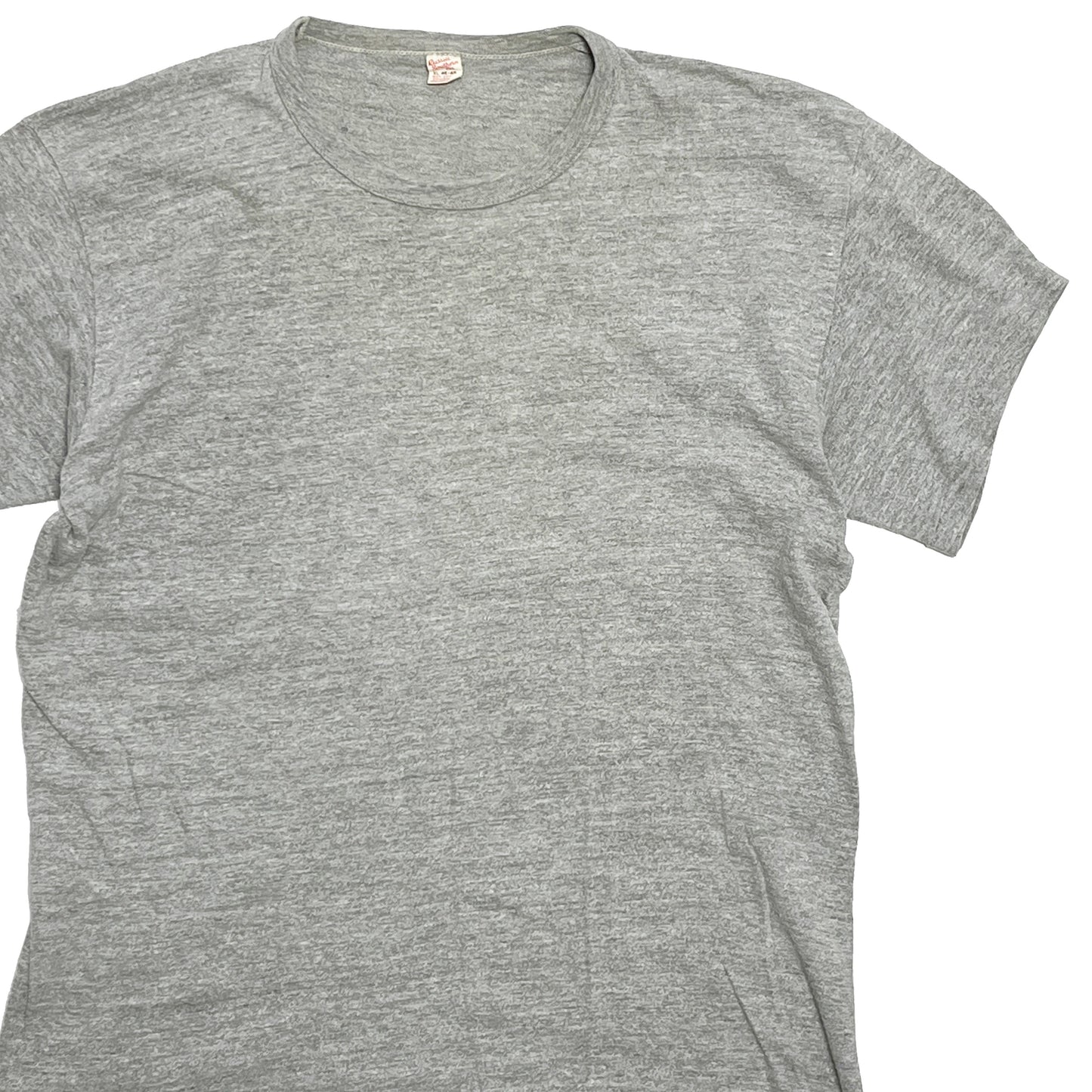 60's Russell Southern Blank T 霜降りグレー 100%コットン Size (XL) レア!