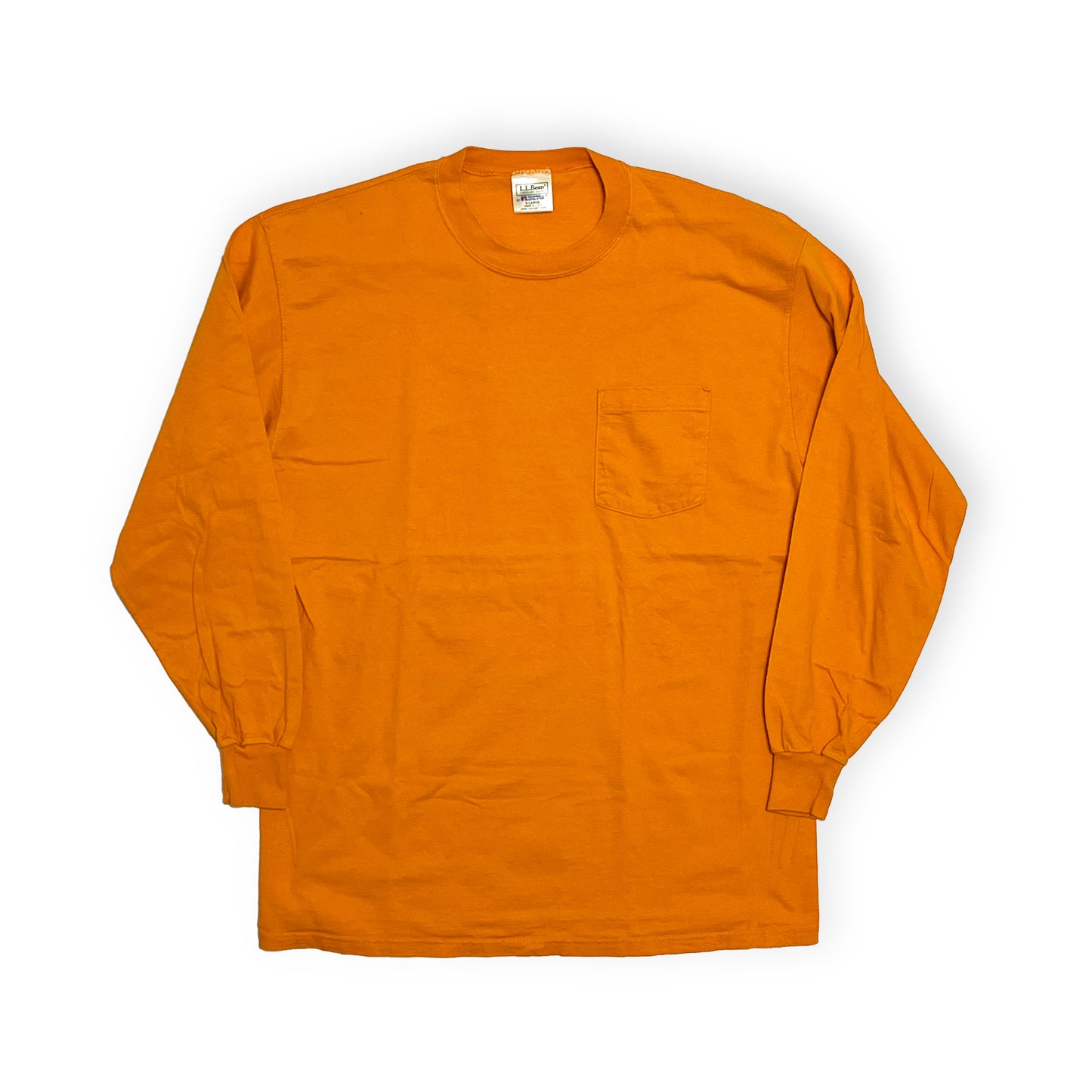 90's L.L.Bean X Russell L/S Pocket T オレンジ Size (XL)