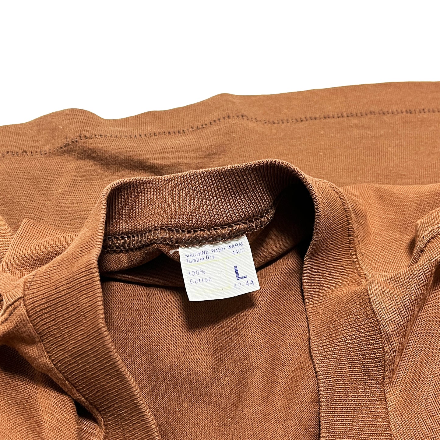 70's J.C.Penny Pocket T ブラウン Size (L) グッドカラー!