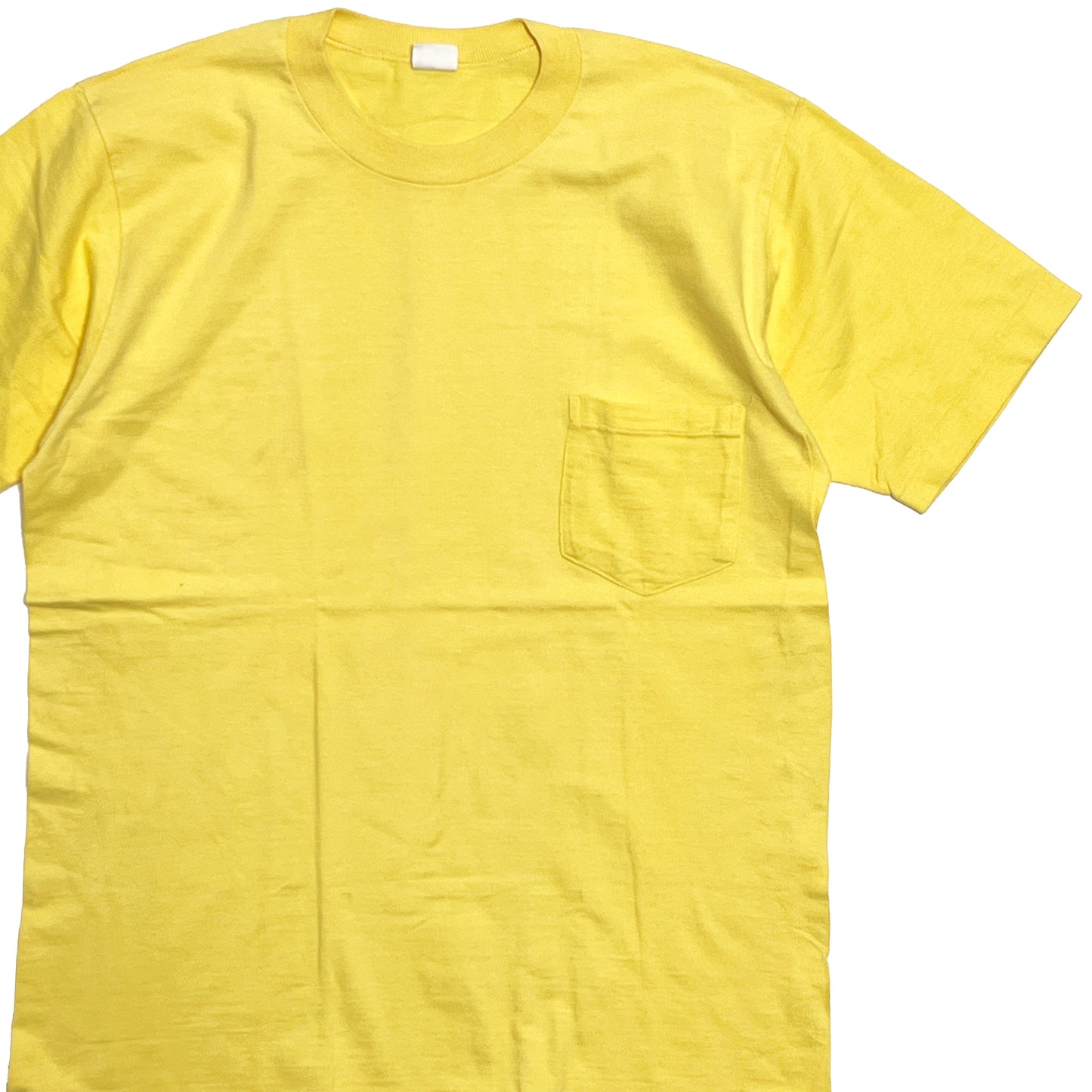 60's〜 TOWNCRAFT Pocket T レモンイエロー Size (L)