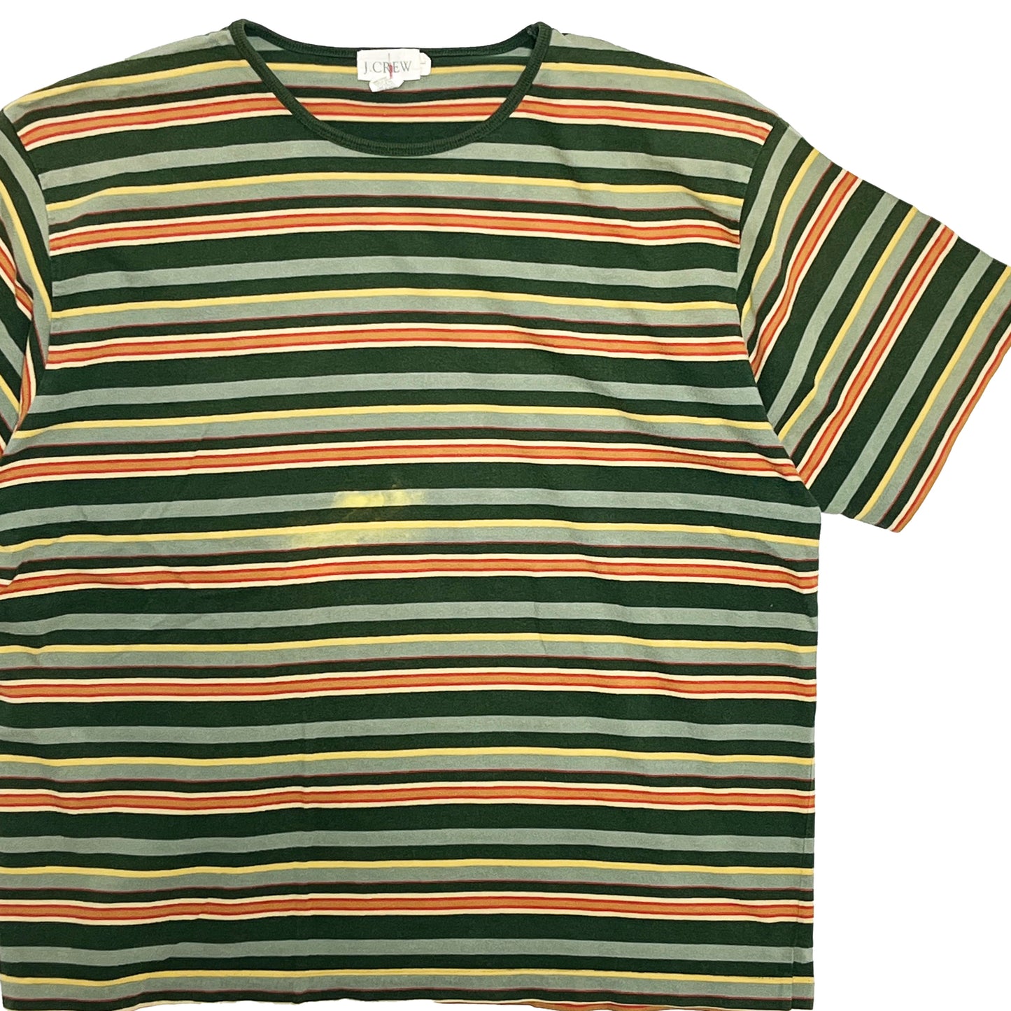 90's J.Crew 巨人タグ Border T グッドカラー Size (L)
