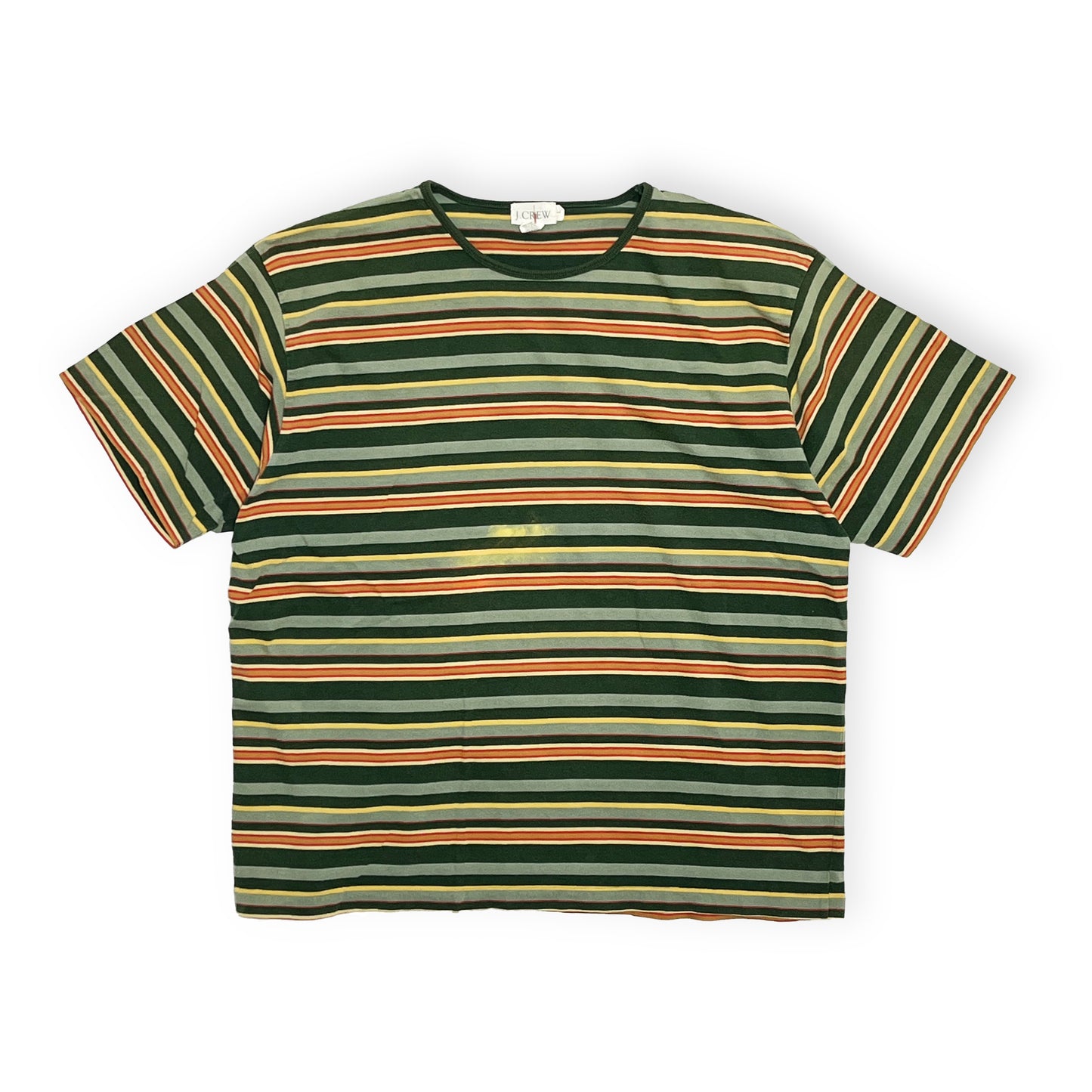 90's J.Crew 巨人タグ Border T グッドカラー Size (L)