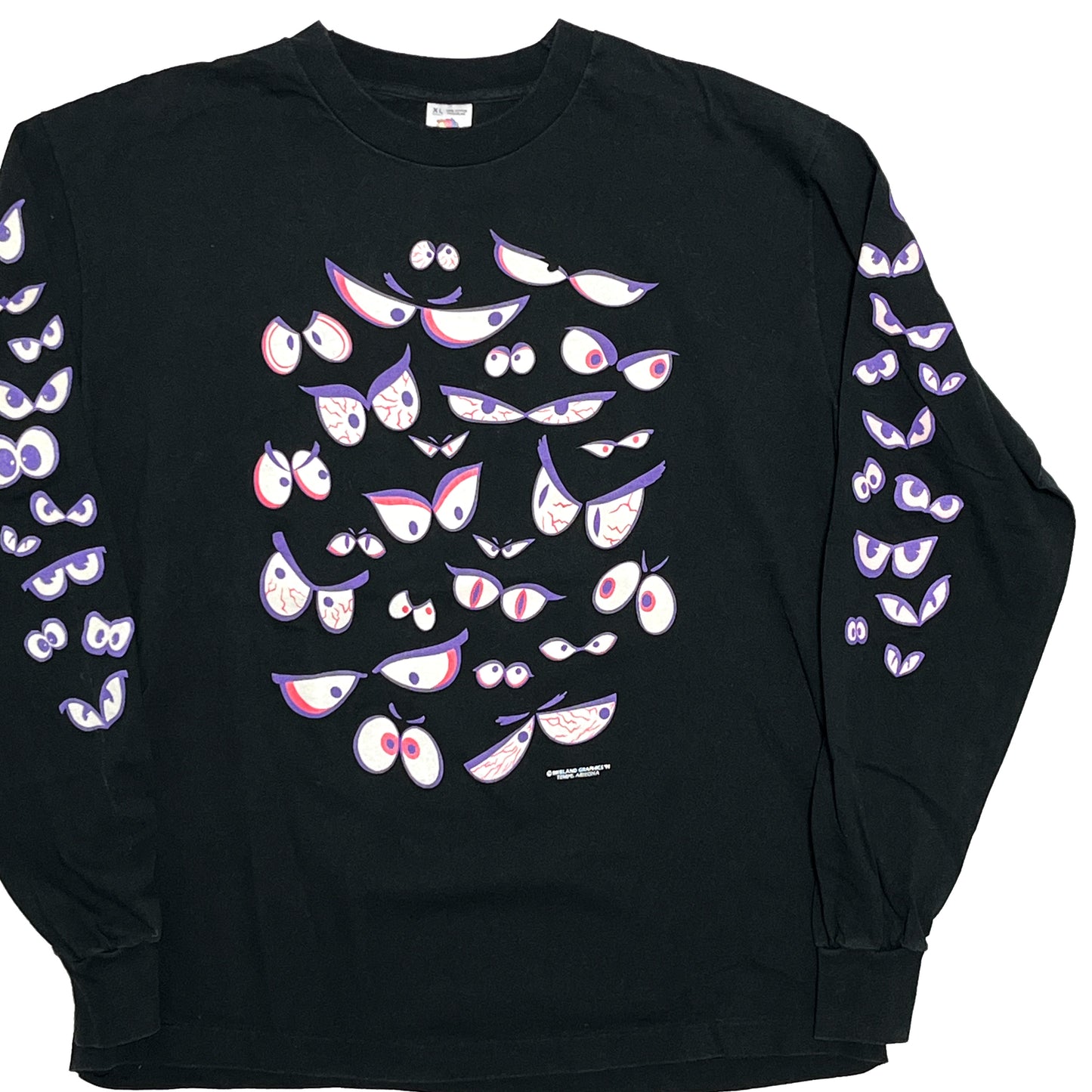 90's FRUIT OF THE LOOM "BRIELAND GRAPHICS" L/S T Size (XL)