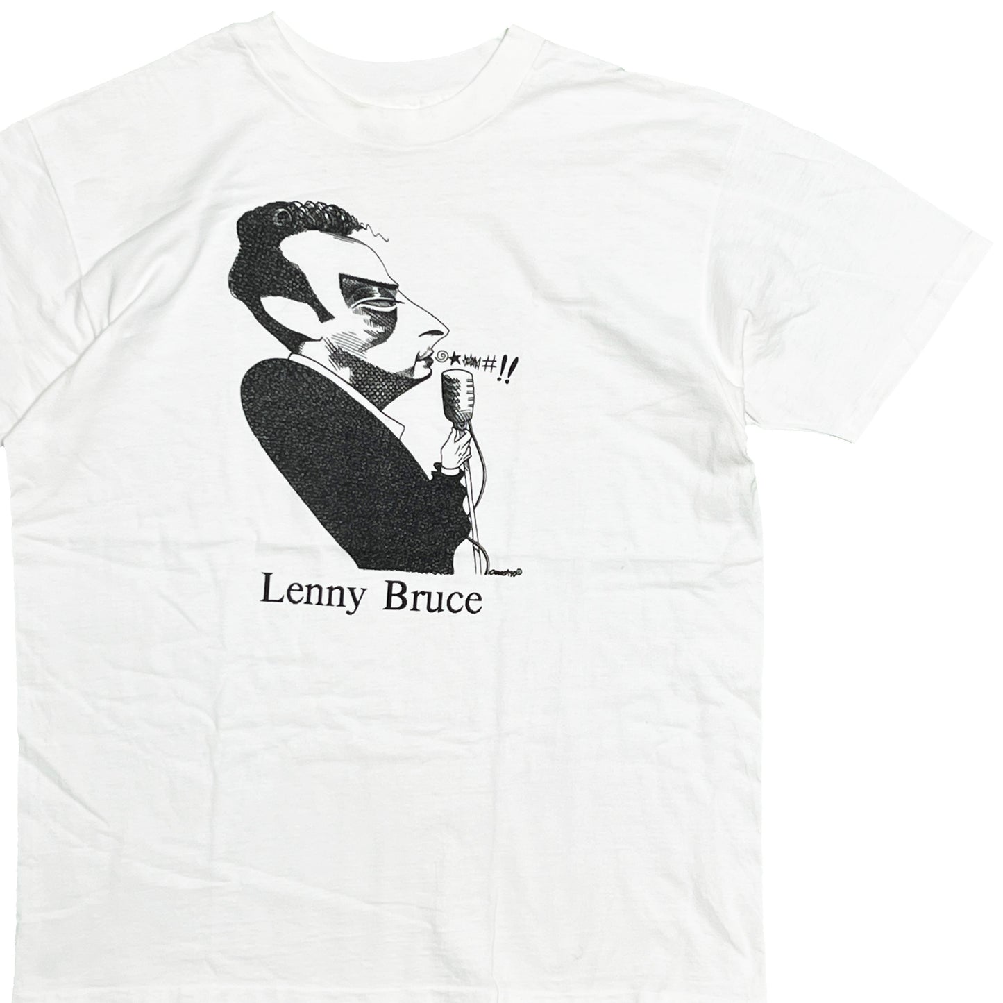 80's〜 Hanes Largely Literary Series "Lenny Bruce" T Size (XL)
