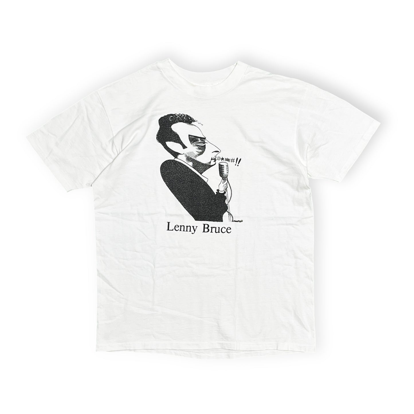 80's〜 Hanes Largely Literary Series "Lenny Bruce" T Size (XL)