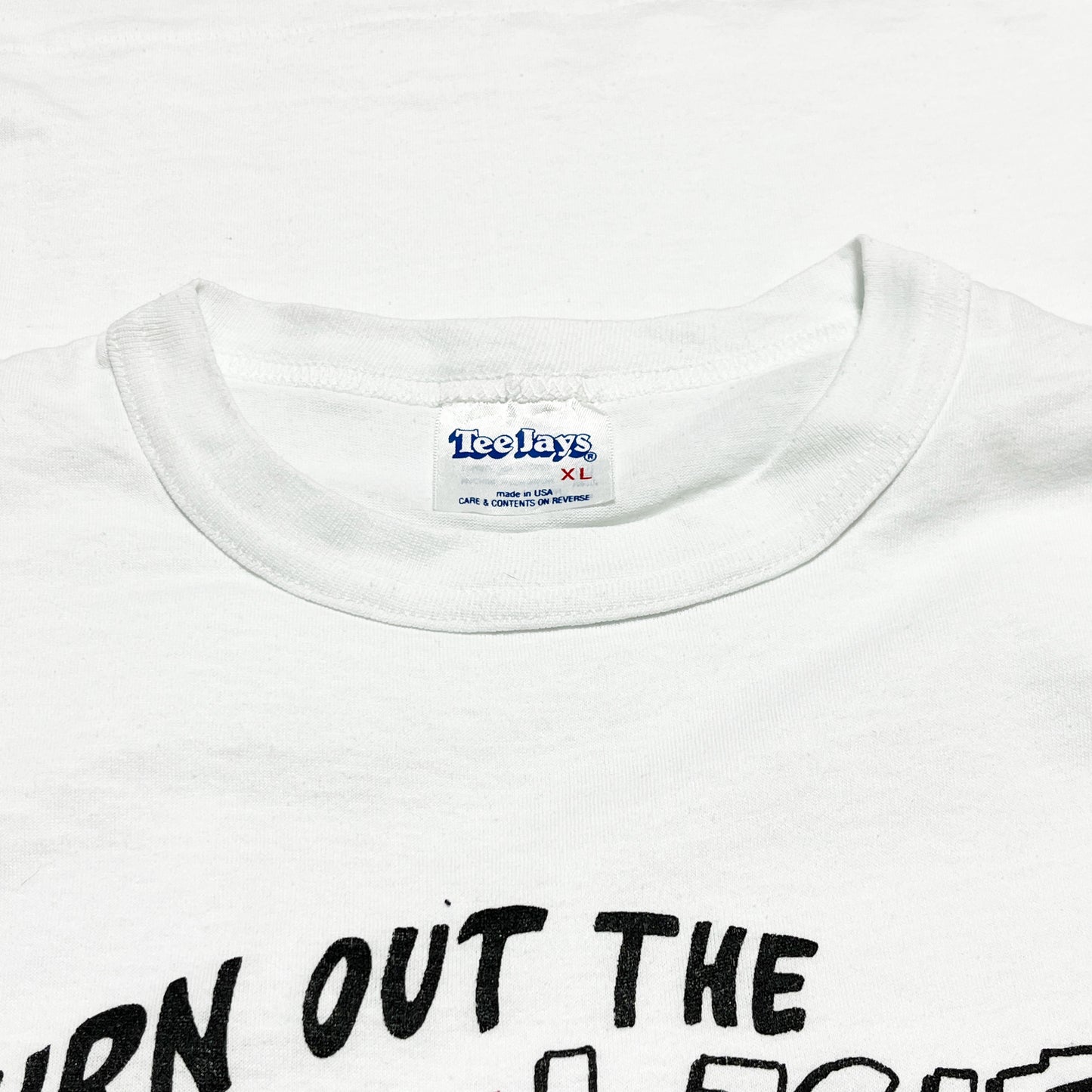 90's Tee Jays Bulldog Print T Size (XL)