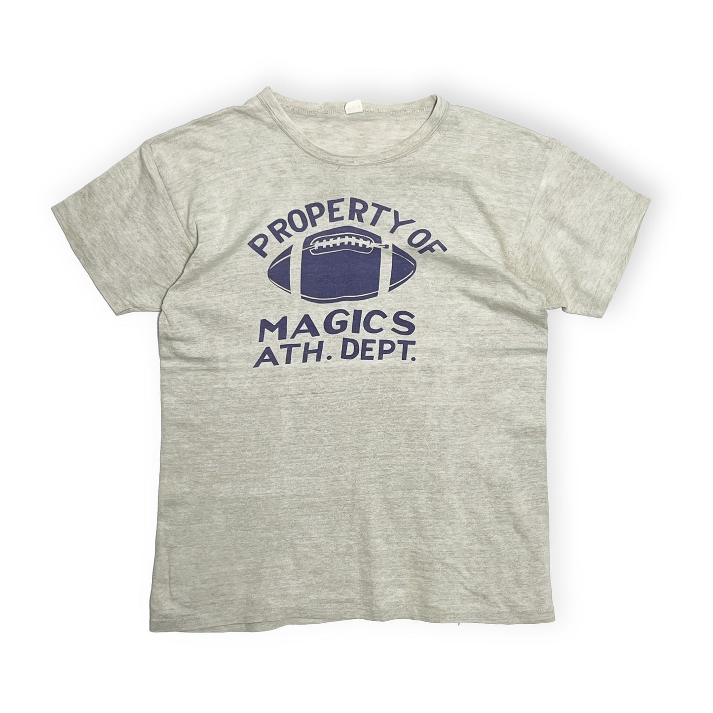 50's Southern Print T 4段紫染み込み Size (XL) レア!