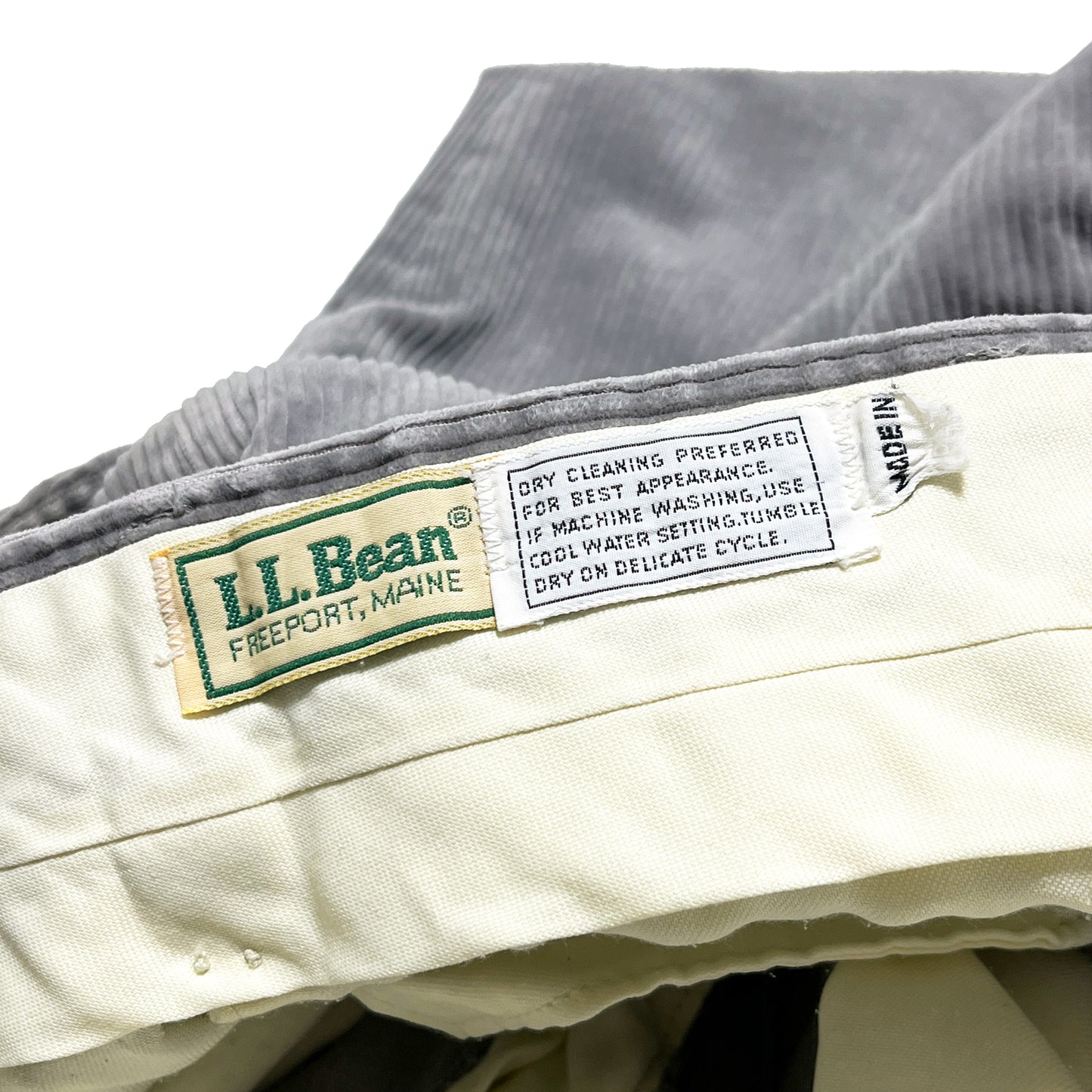 80's L.L.Bean Cords PT グレー Size (W33.5 L28)位