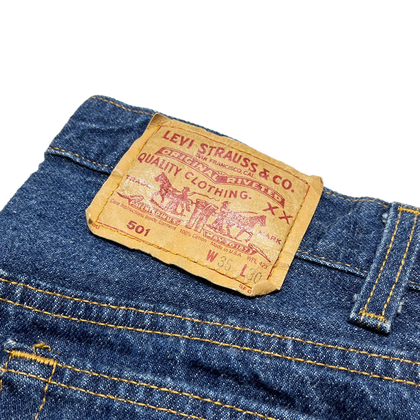 90's Levi's 501 Denim PT 濃紺 Size (W36 L30)位