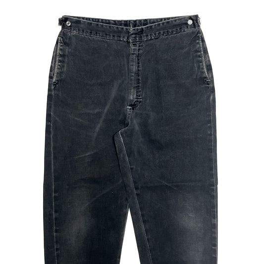 60's〜 Old Black Cotton "McQueen" PT Size (W31 L27)位 レア!
