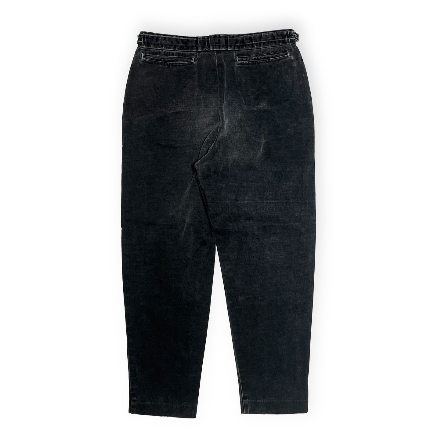 60's〜 Old Black Cotton "McQueen" PT Size (W31 L27)位 レア!