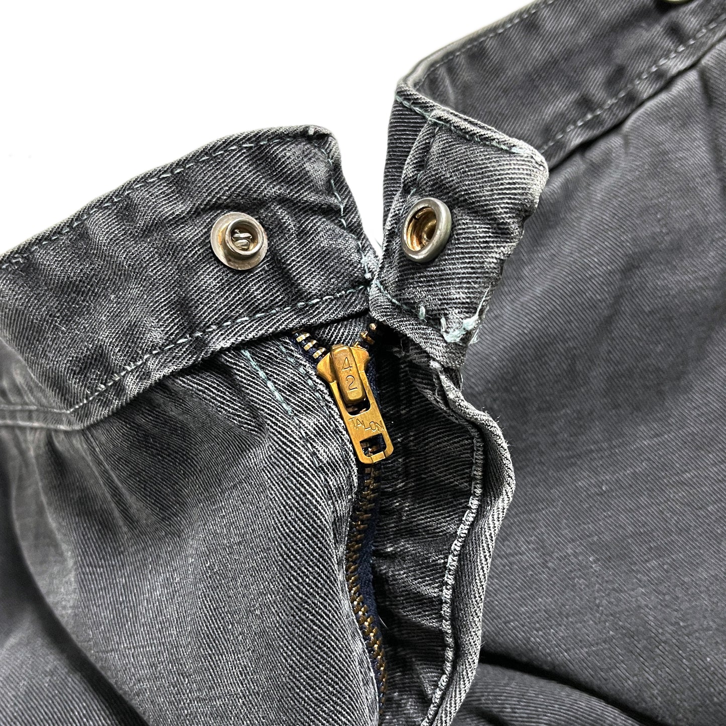60's〜 Old Black Cotton "McQueen" PT Size (W31 L27)位 レア!