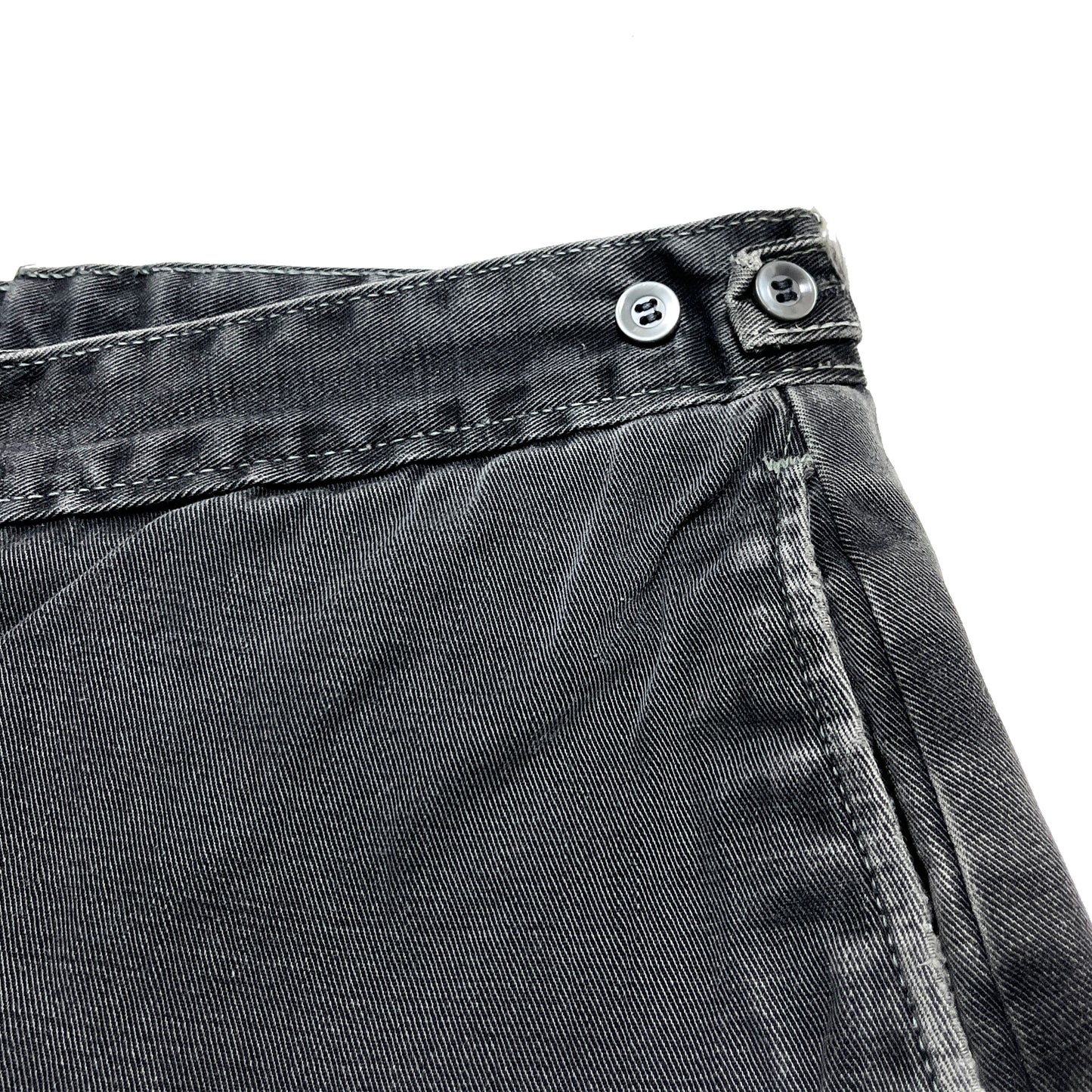 60's〜 Old Black Cotton "McQueen" PT Size (W31 L27)位 レア!