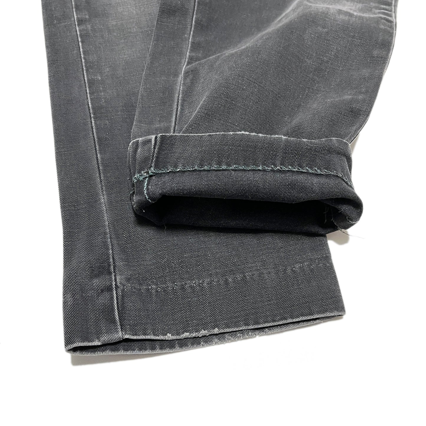 60's〜 Old Black Cotton "McQueen" PT Size (W31 L27)位 レア!