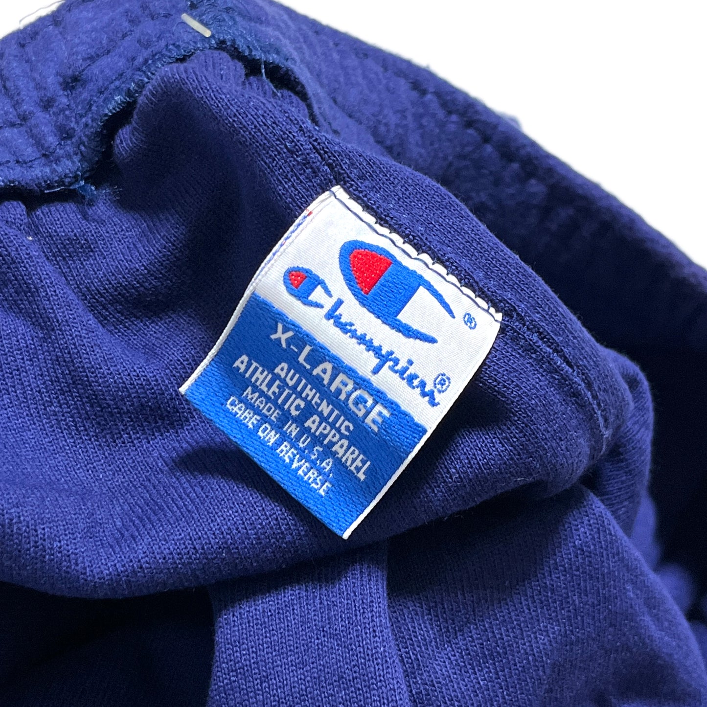 90's Champion 青刺繍タグ パイル地 Shorts Size (XL) Deadstock レア!