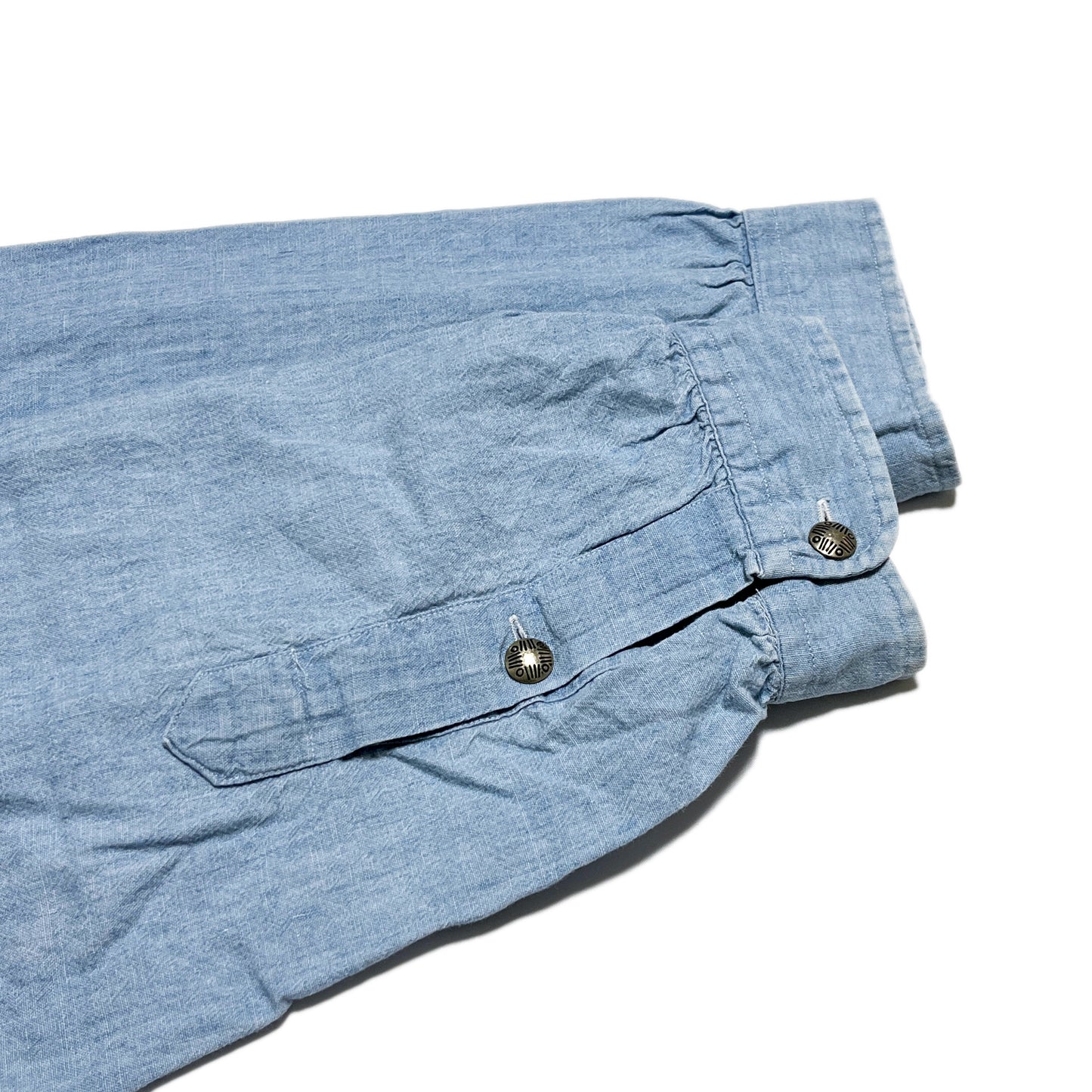 90's Polo Country Chambray Pullover L/S SH Size (L)