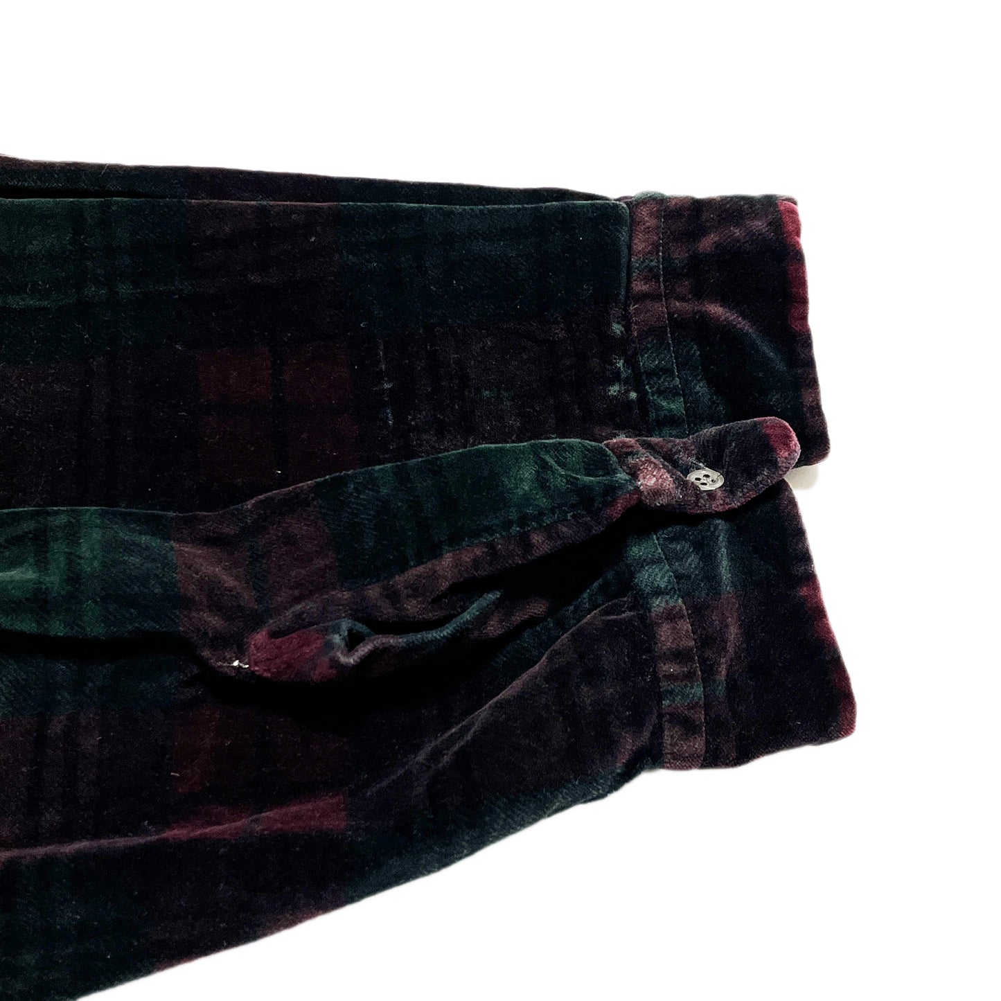 Ralph Lauren Velor Check L/S SH 好配色パターン Size (M) アメリカ製