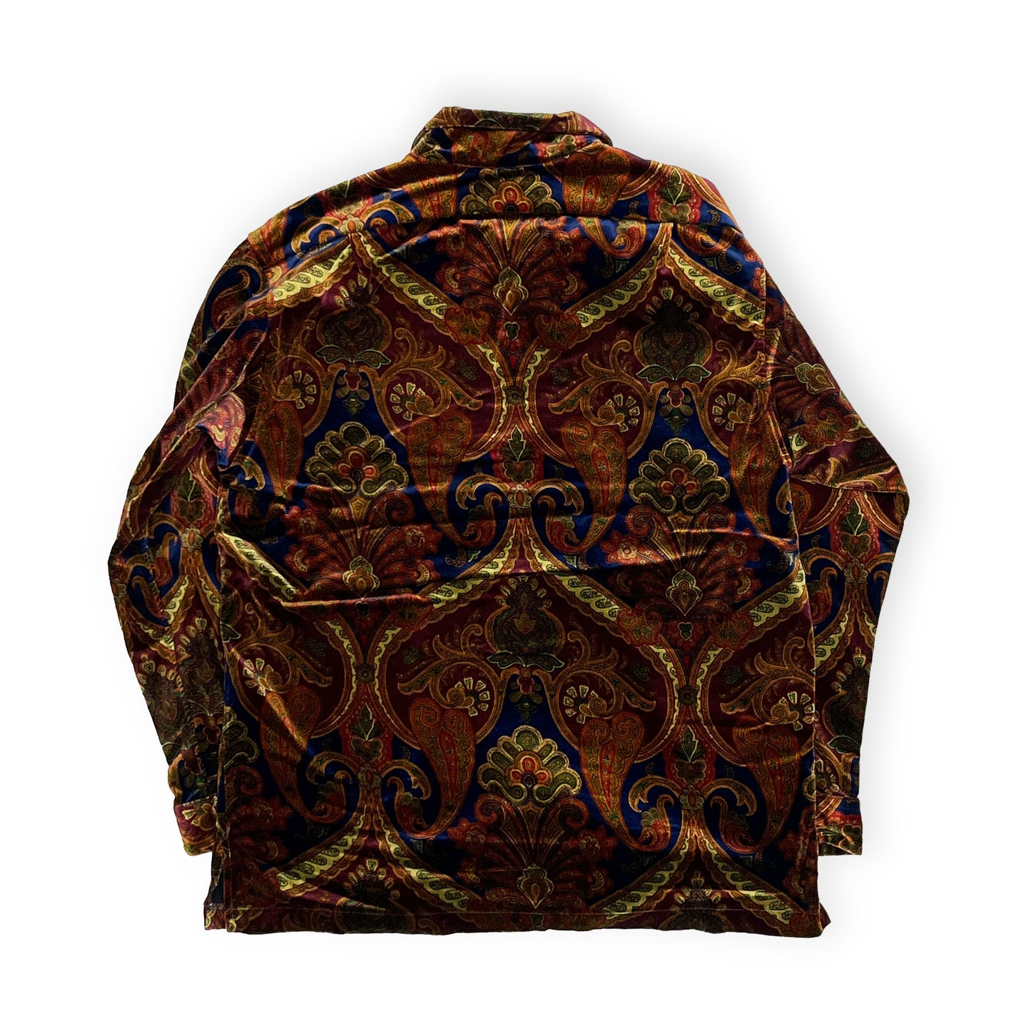 Ralph Lauren Velor Paisley L/S SH 好配色パターン Size (L) アメリカ製