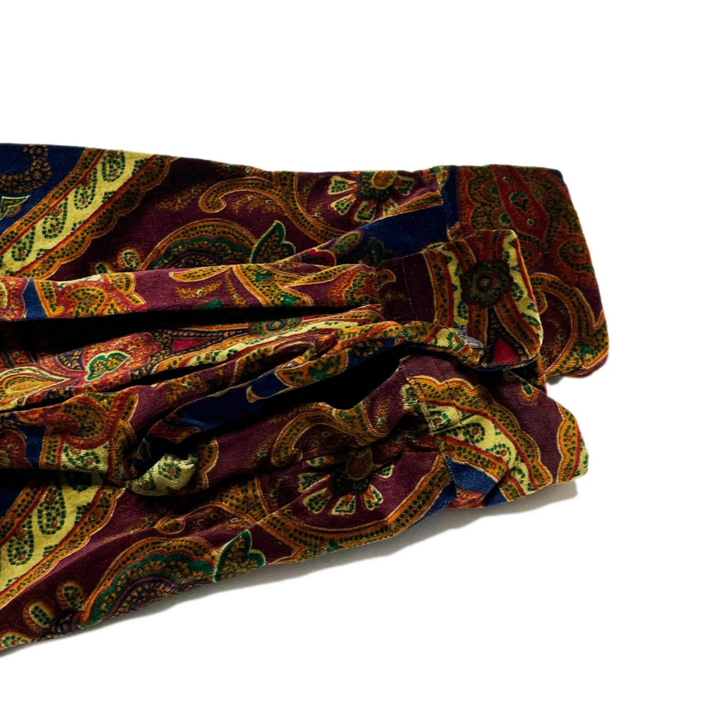 Ralph Lauren Velor Paisley L/S SH 好配色パターン Size (L) アメリカ製