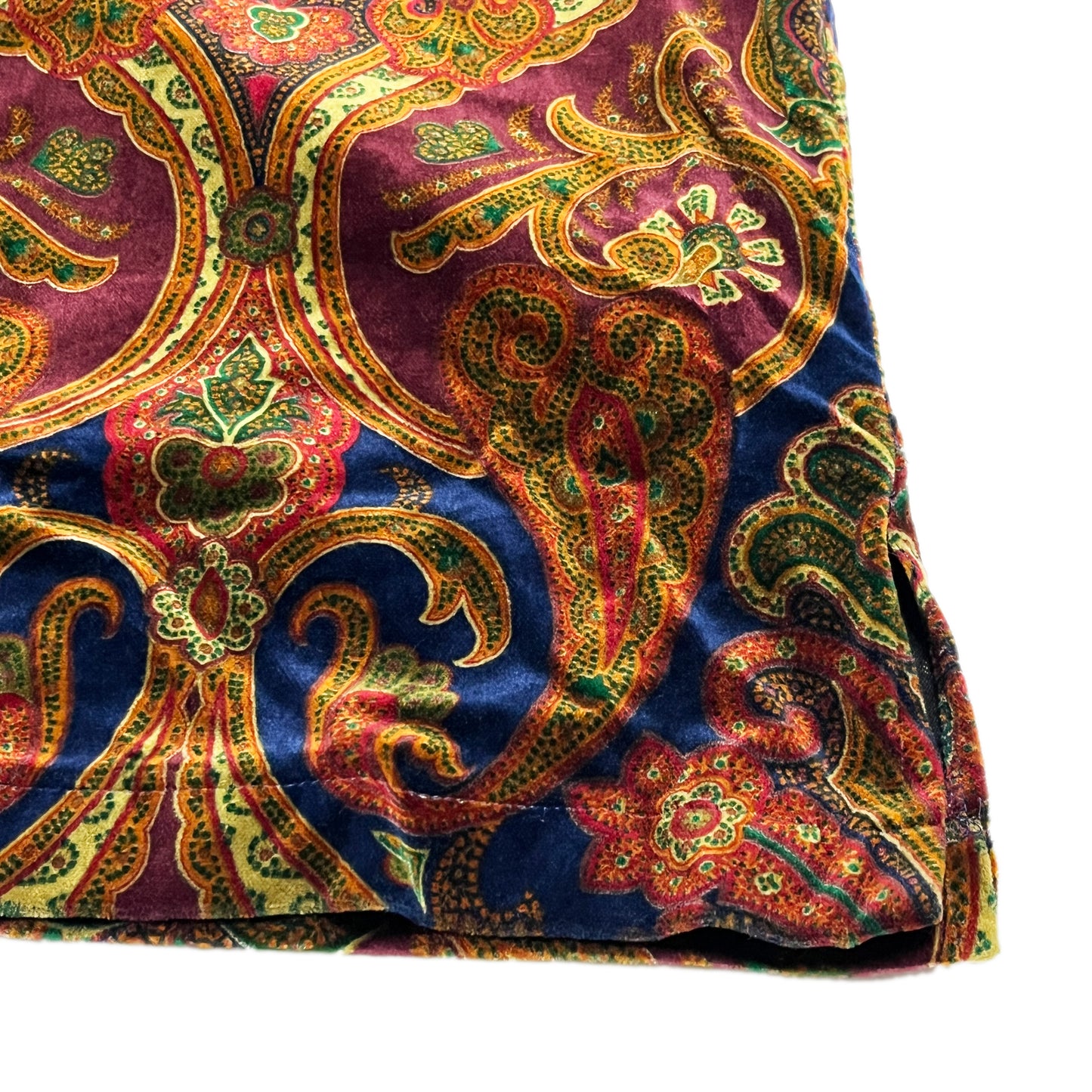 Ralph Lauren Velor Paisley L/S SH 好配色パターン Size (L) アメリカ製
