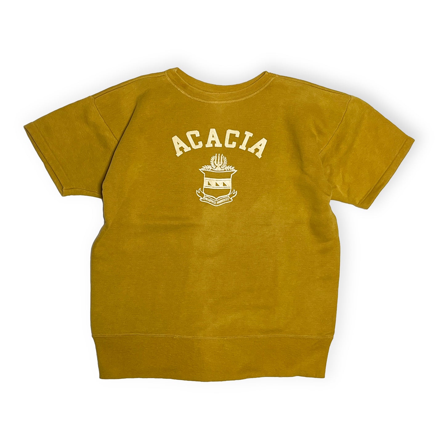 60's Unknown S/S Sweat "ACACIA" Flocky Print Size (L-XL位)