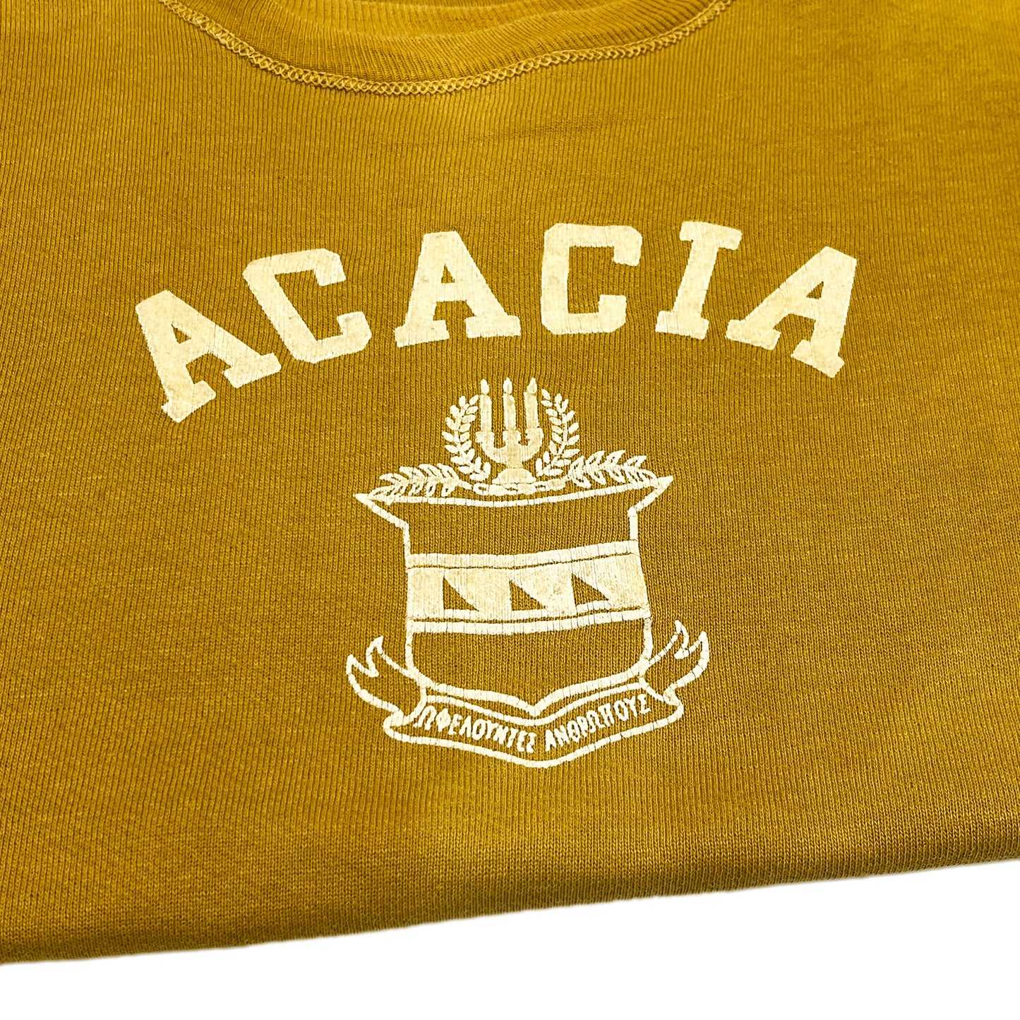 60's Unknown S/S Sweat "ACACIA" Flocky Print Size (L-XL位)