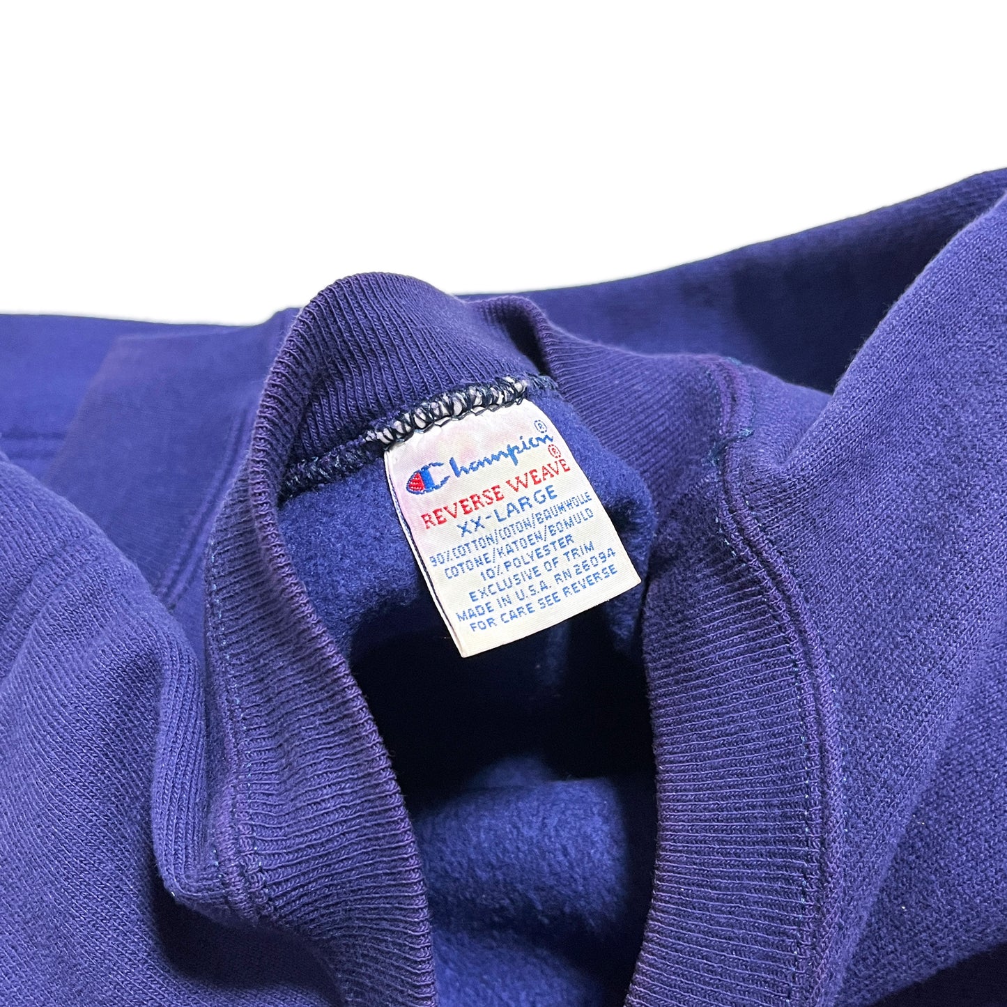 90's Champion Sweat ショルダーパッチ エルボーパッチ Size (XXL) 激レア!
