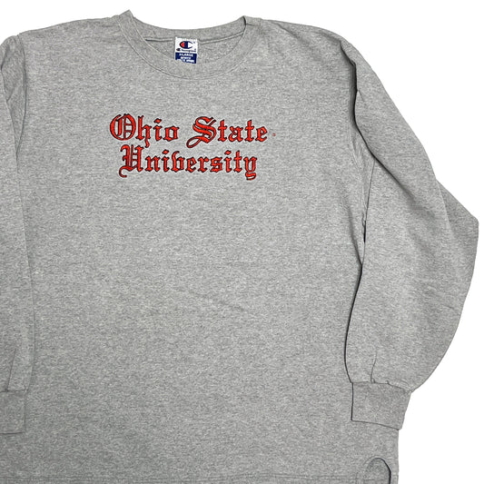90's〜 Champion "Ohio State" Sweat Old English ライトウェイト Size (XL) レア!